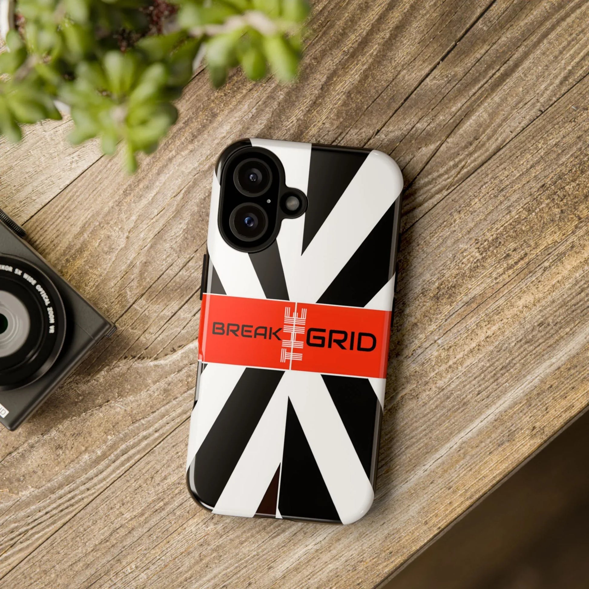Break The Grid Phone Case for iPhone 11–16 and Galaxy S20–S25 - KARARMDESIGN