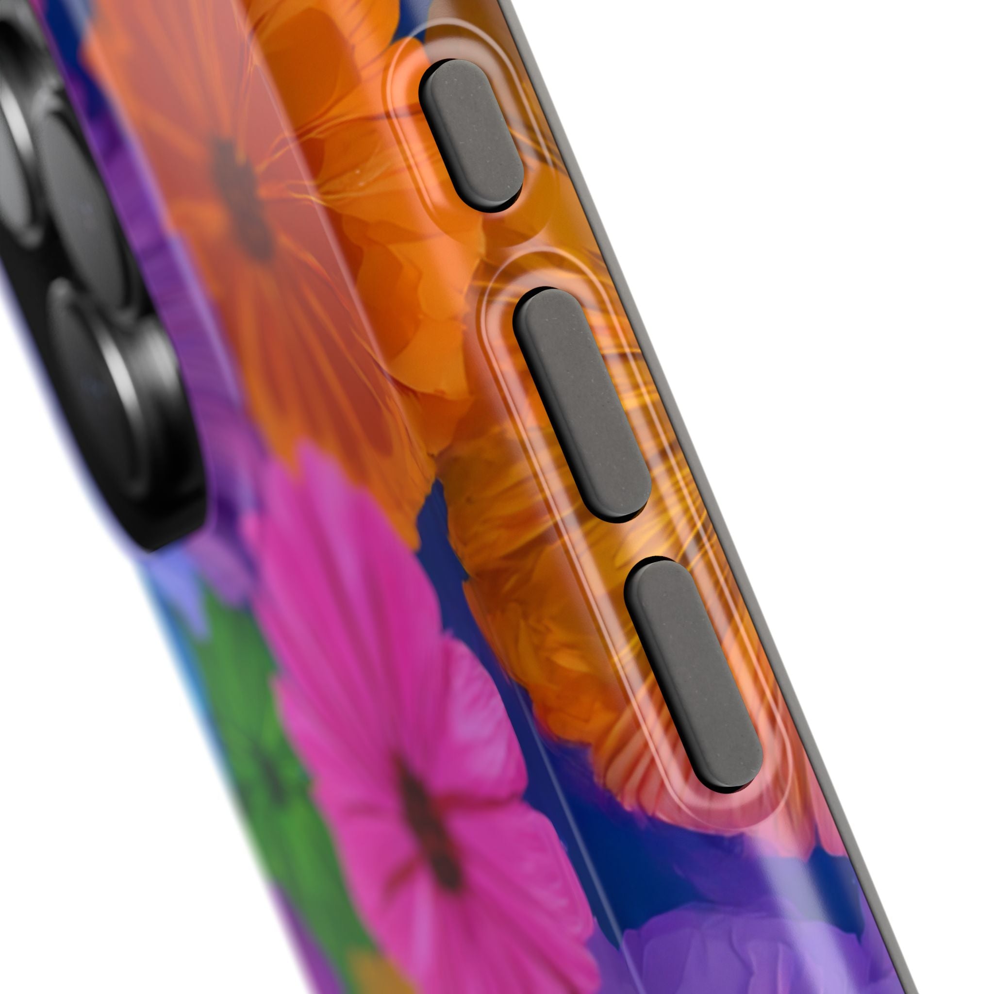 Bloom Pattern Phone Case for iPhone 11-17 and Galaxy S21-S22 Models - KARARMDESIGN