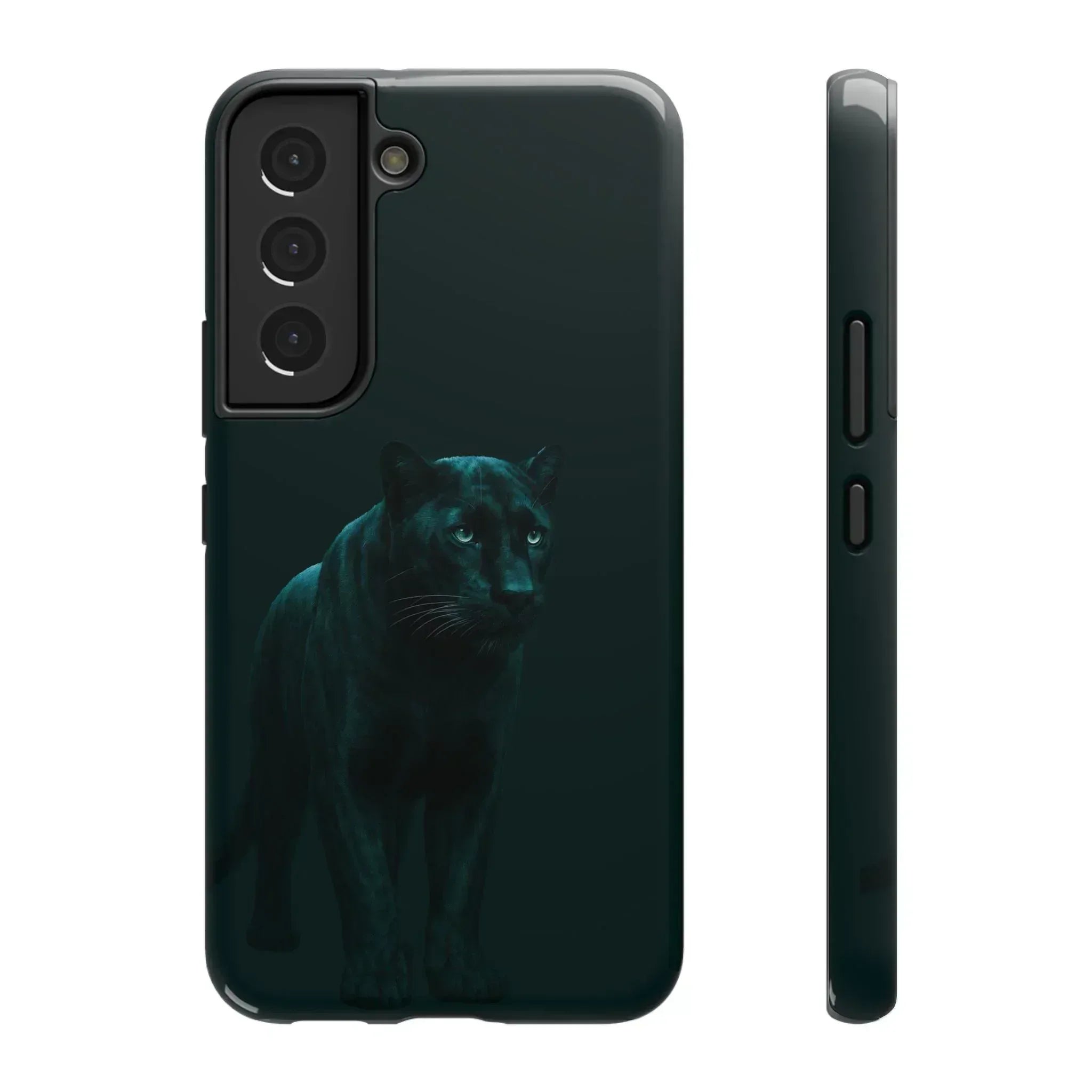 Black Panther Phone Case for iPhone 12-16 and Galaxy S21-S22 - KARARMDESIGN