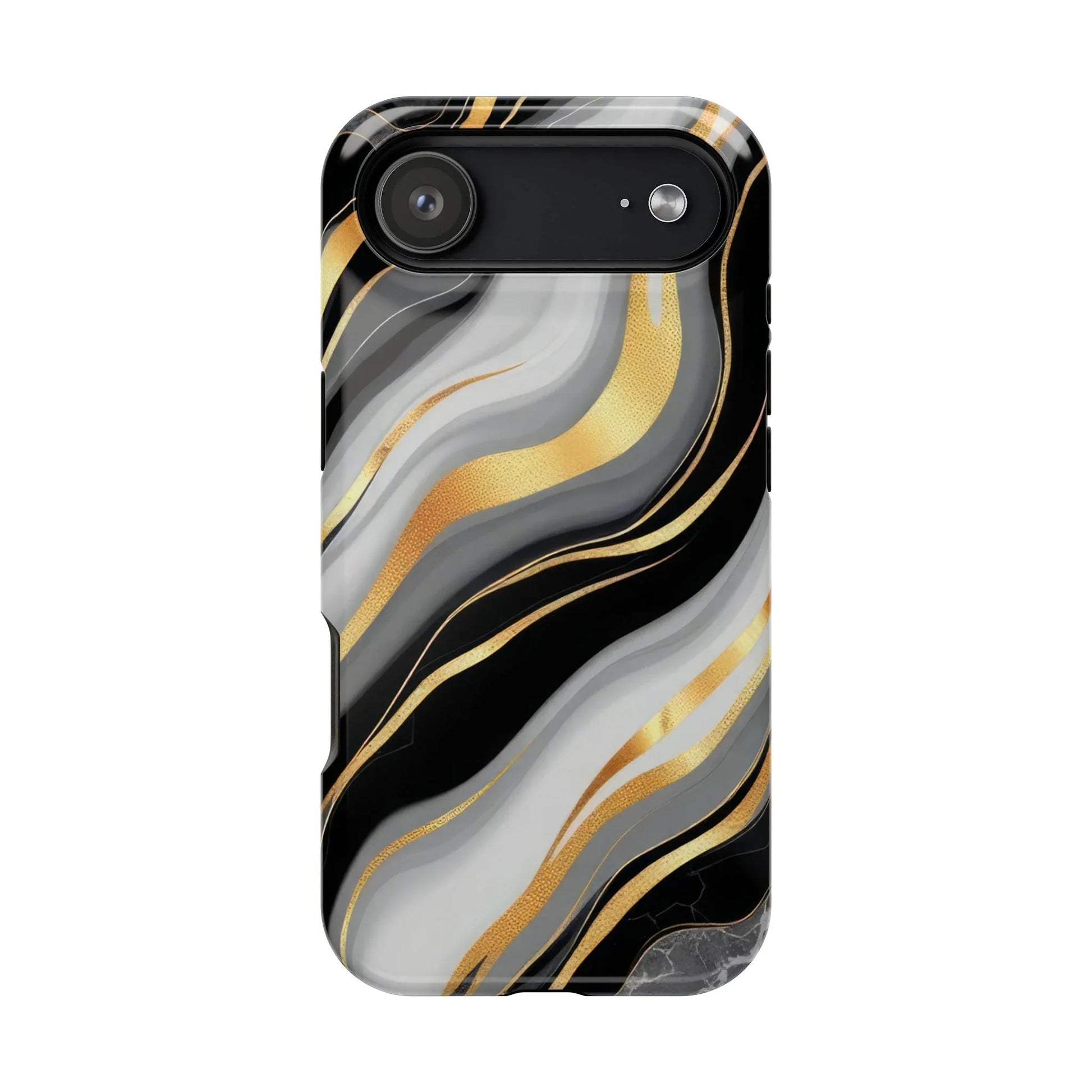 Modern Marble Flow Phone Case for iPhone 11-17 - KARARMDESIGN