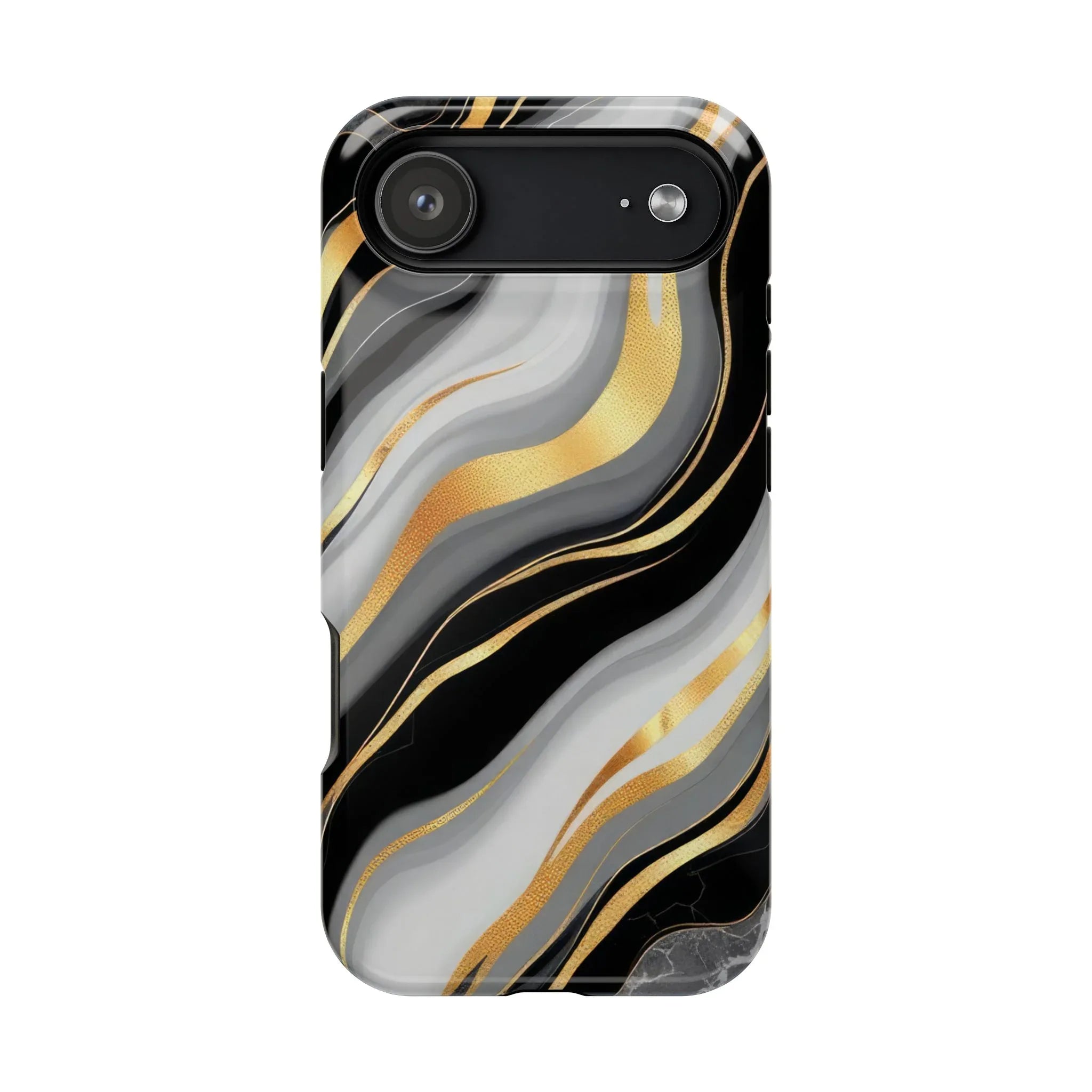 Modern Marble Flow Phone Case for iPhone 11-17 - KARARMDESIGN