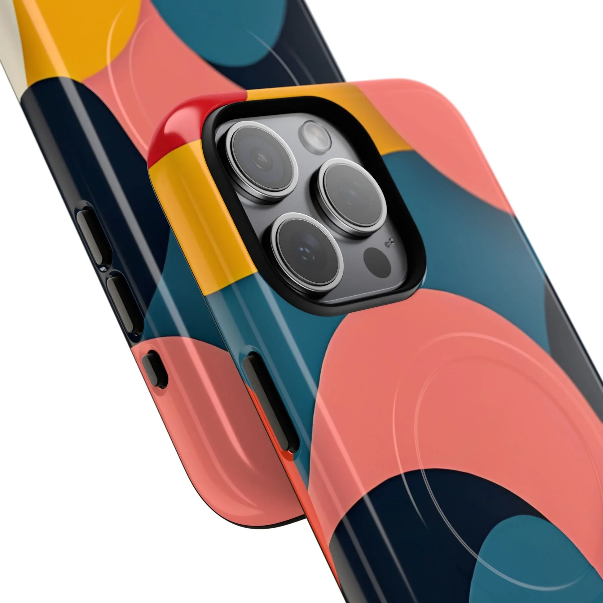 Colorful Abstract Art Phone Case for iPhone 13-17 - KARARMDESIGN