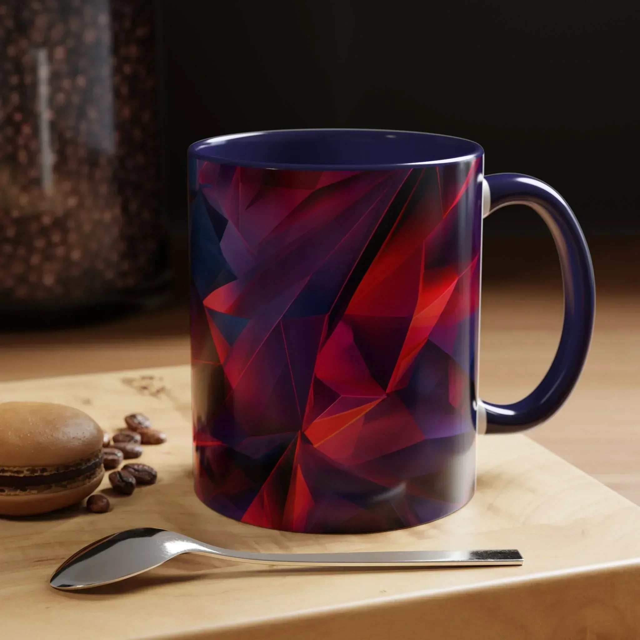 Crystalline Ember Ceramic Mug - Accent Coffee Mug (11, 15oz) - KARARMDESIGN