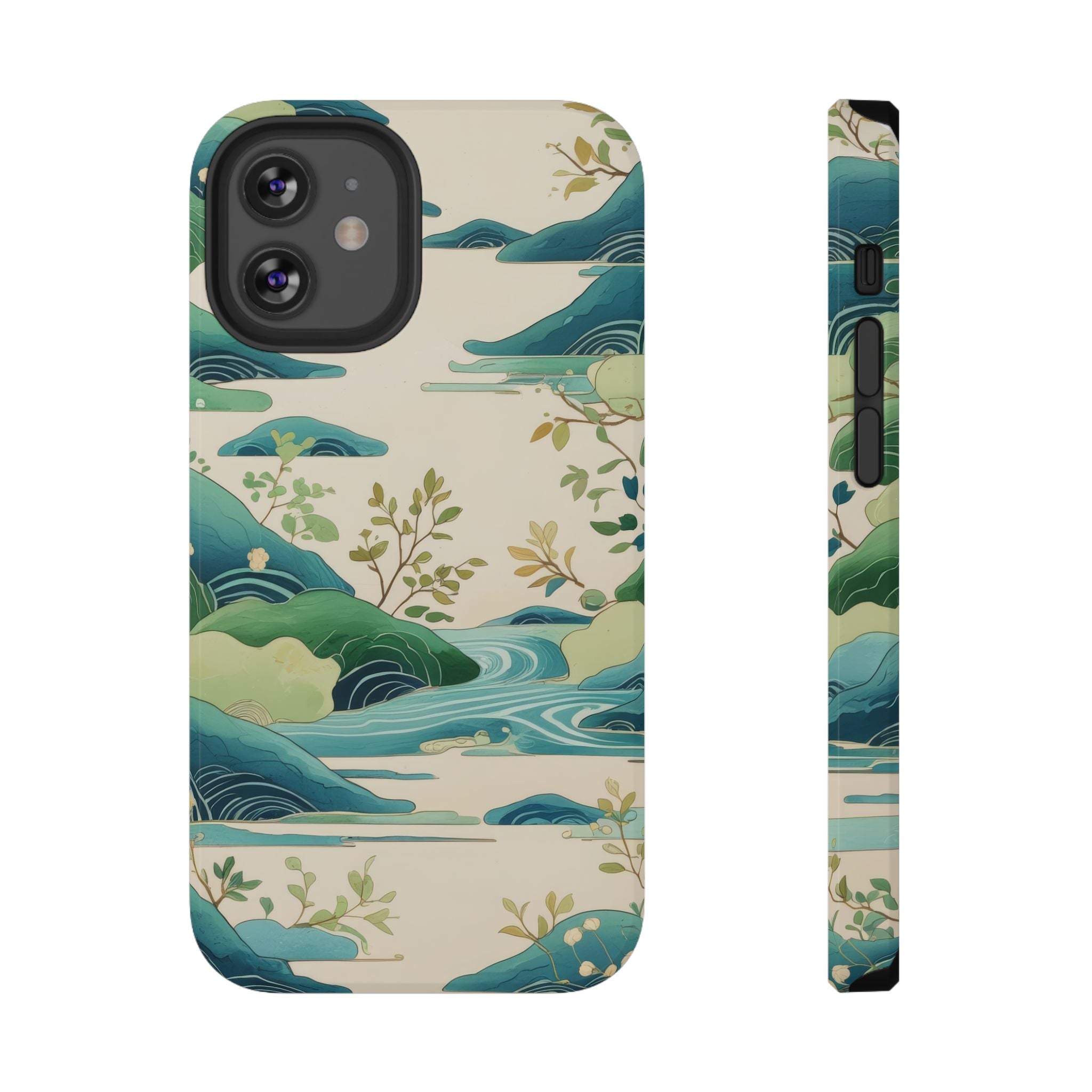 Nature Landscape Phone Case for iPhone 11-17 and Galaxy S22-S26