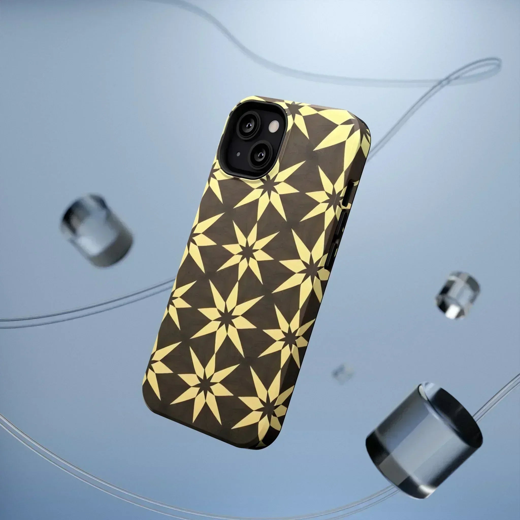 Star Phone Case for iPhone 12-16 and Samsung Galaxy S21-S22 - KARARMDESIGN