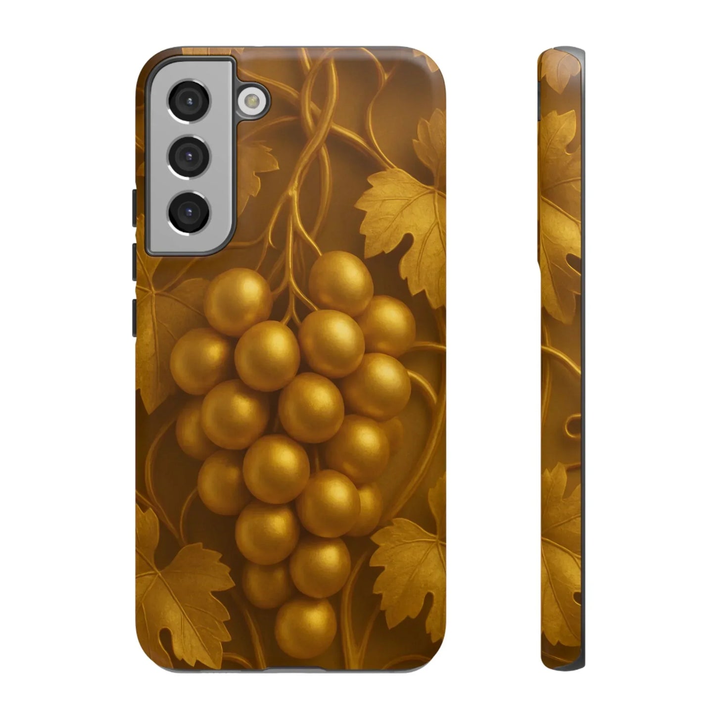 Golden Grapes Phone Case for Samsung Galaxy S10-S25 Models - KarArmDesign