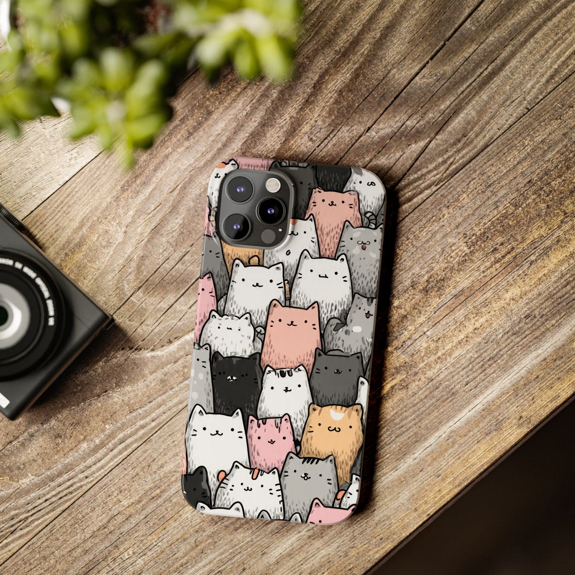 Cat Carnival Phone Case for iPhone 11-17 Models - KARARMDESIGN
