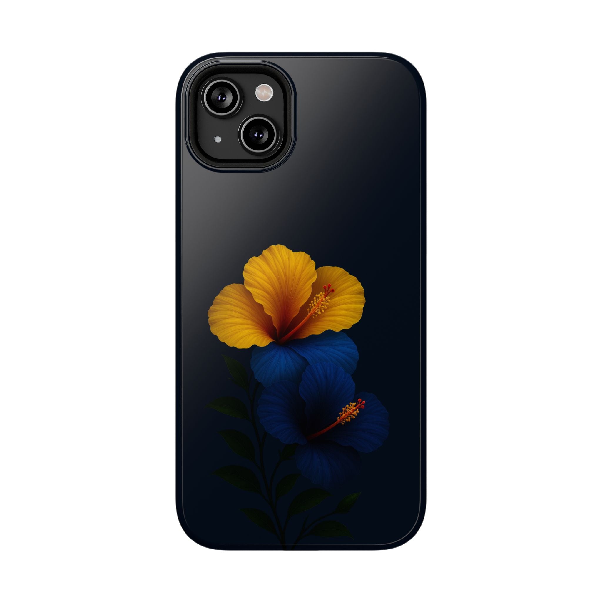 Elegant Hibiscus Phone Case for iPhone 11-17 and Galaxy S21-S22