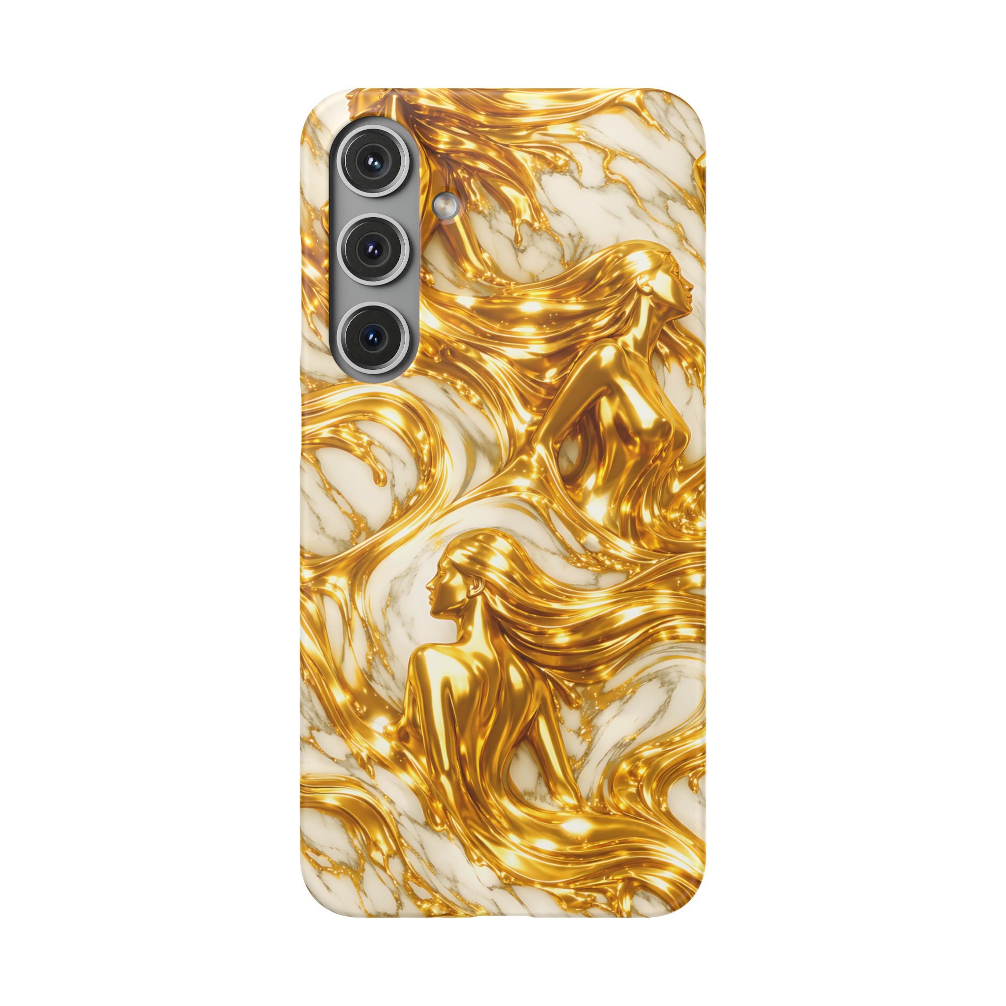 Divine Gold Woman Snap Phone Case for iPhone & Galaxy