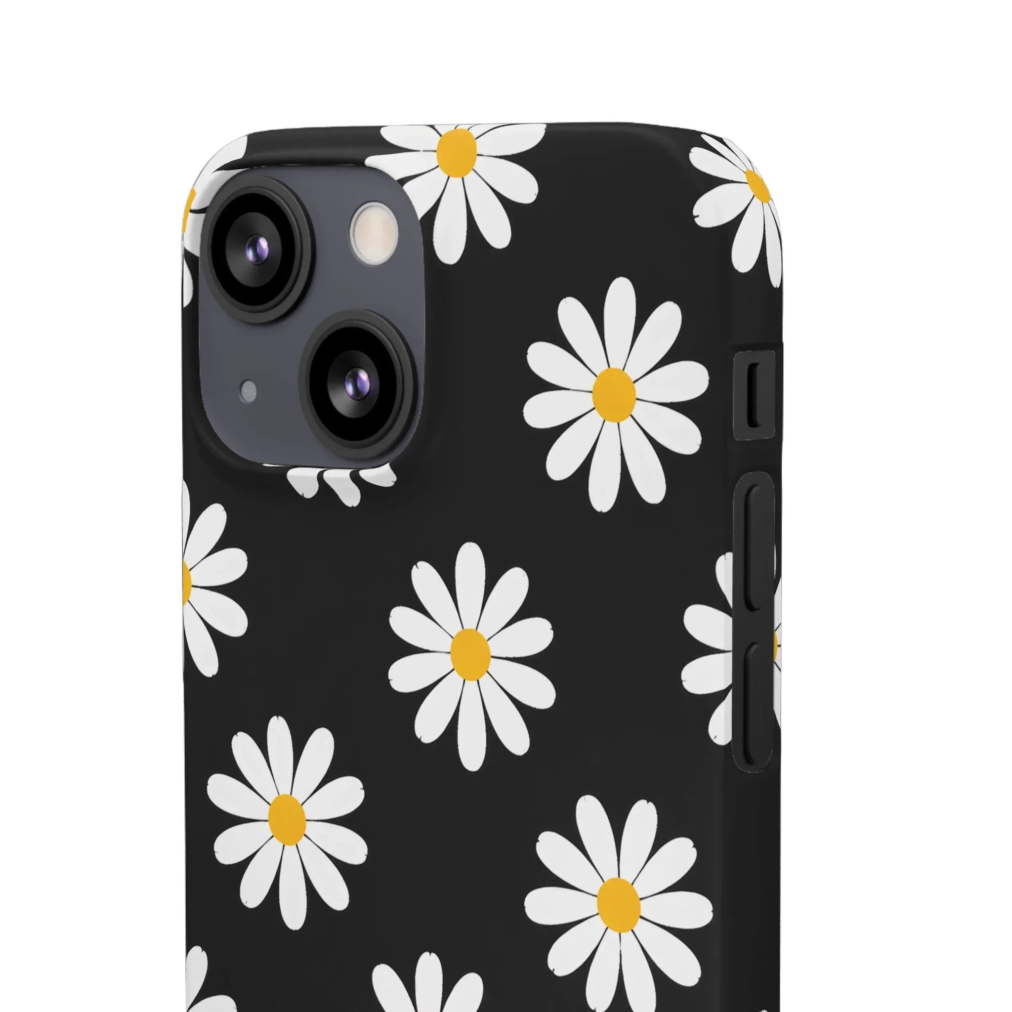 Daisy Charm Phone Case for iPhone 11-17 and Galaxy S20-S25 - KARARMDESIGN