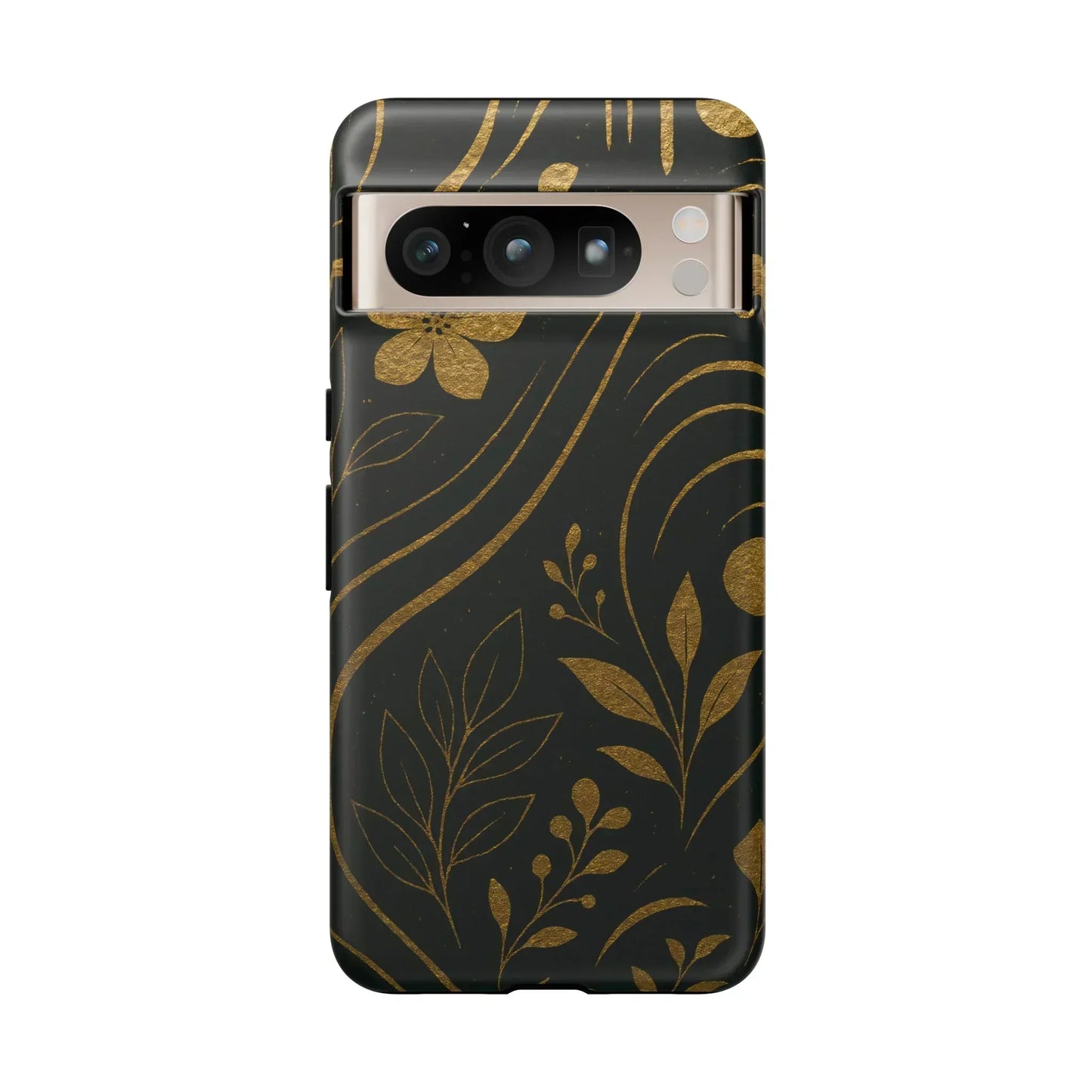Foil Frenzy Abstract Gold Pattern Phone Case for Samsung Galaxy and Google Pixel - KarArmDesign