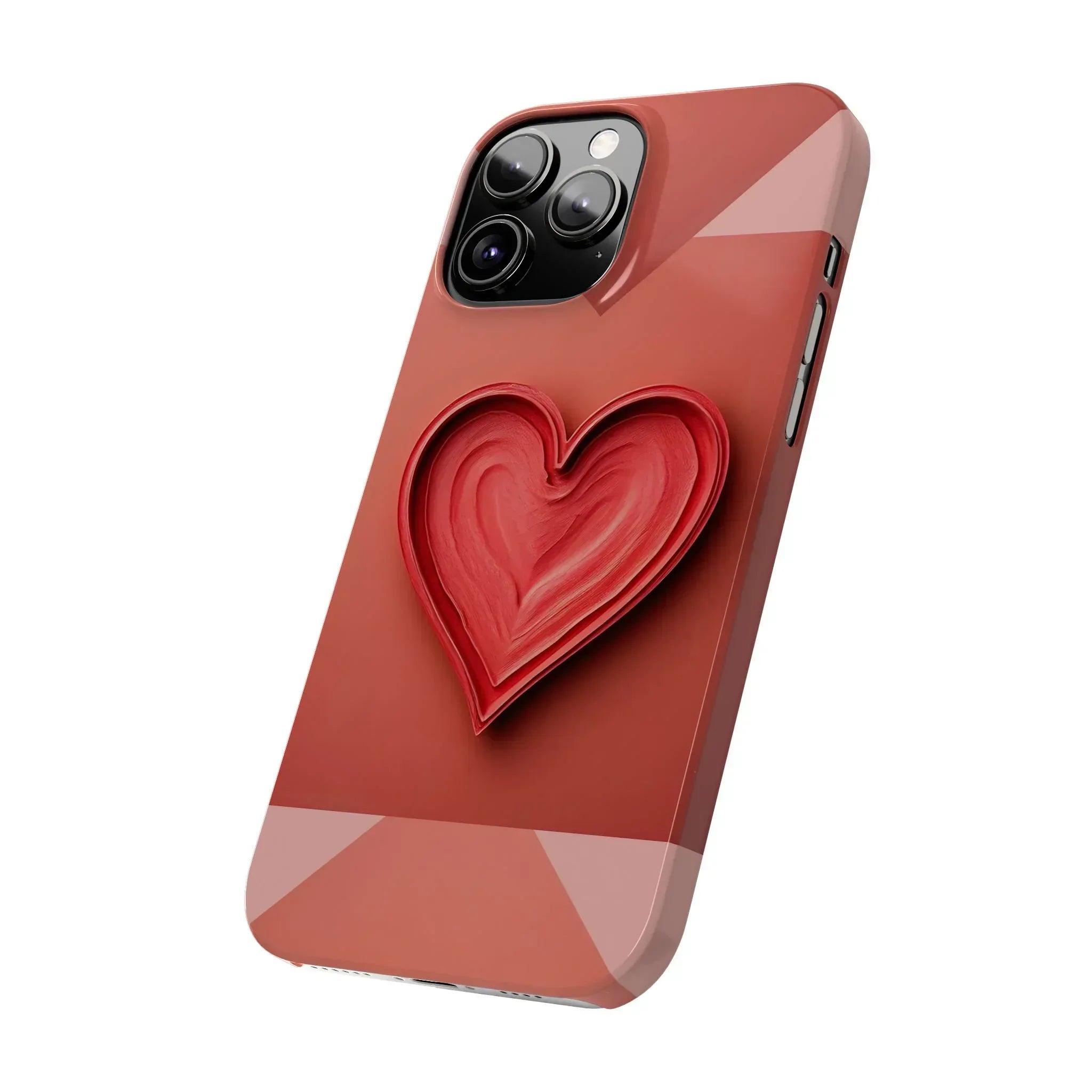 Heart Design Phone Case for iPhone 11-17 - KARARMDESIGN