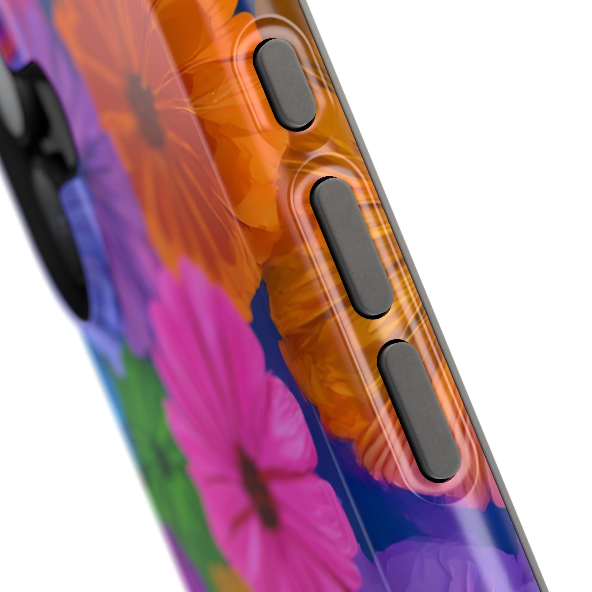 Bloom Pattern Phone Case for iPhone 11-17 and Galaxy S21-S22 Models - KARARMDESIGN