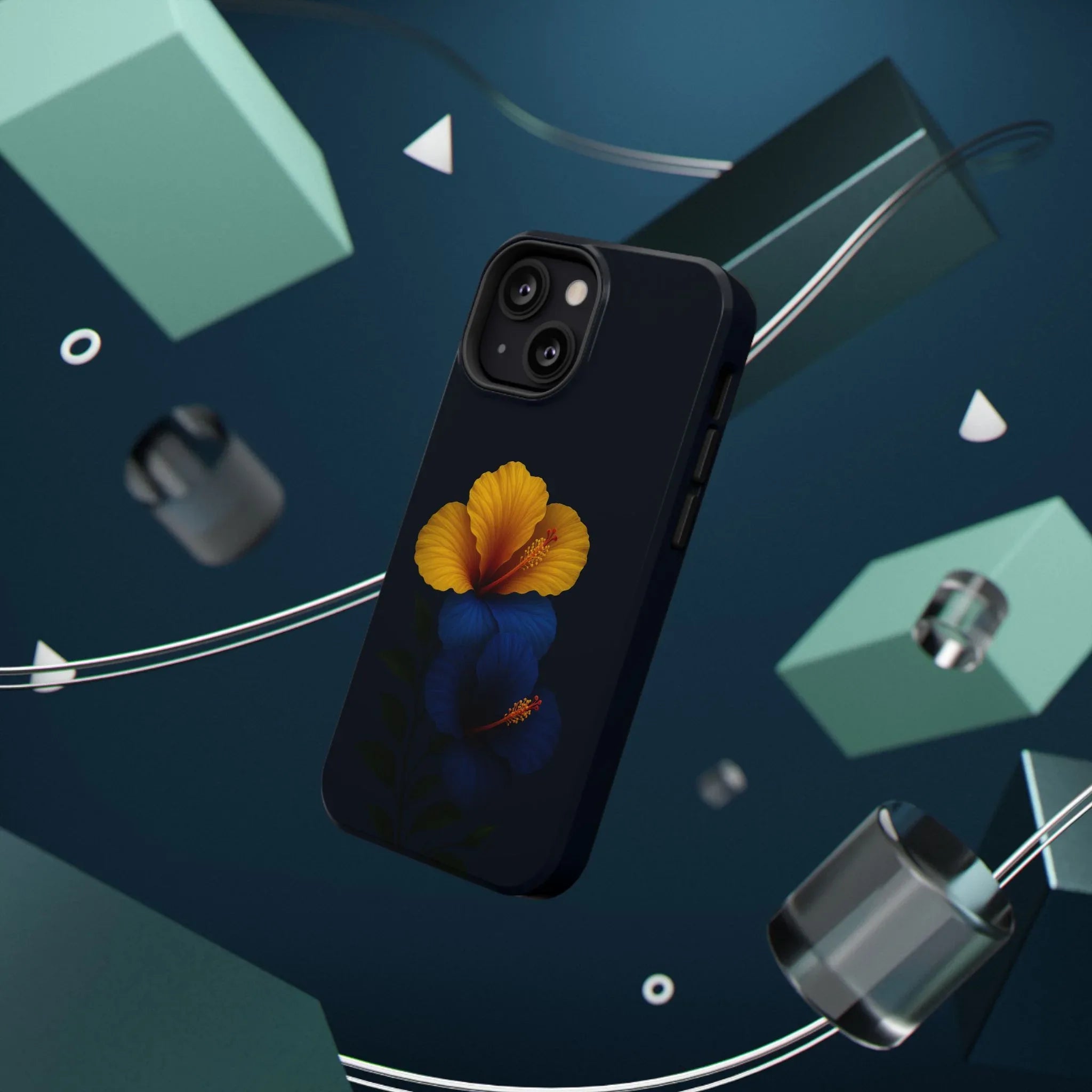 Elegant Hibiscus Phone Case for iPhone 11-17 and Galaxy S21-S22 - KARARMDESIGN