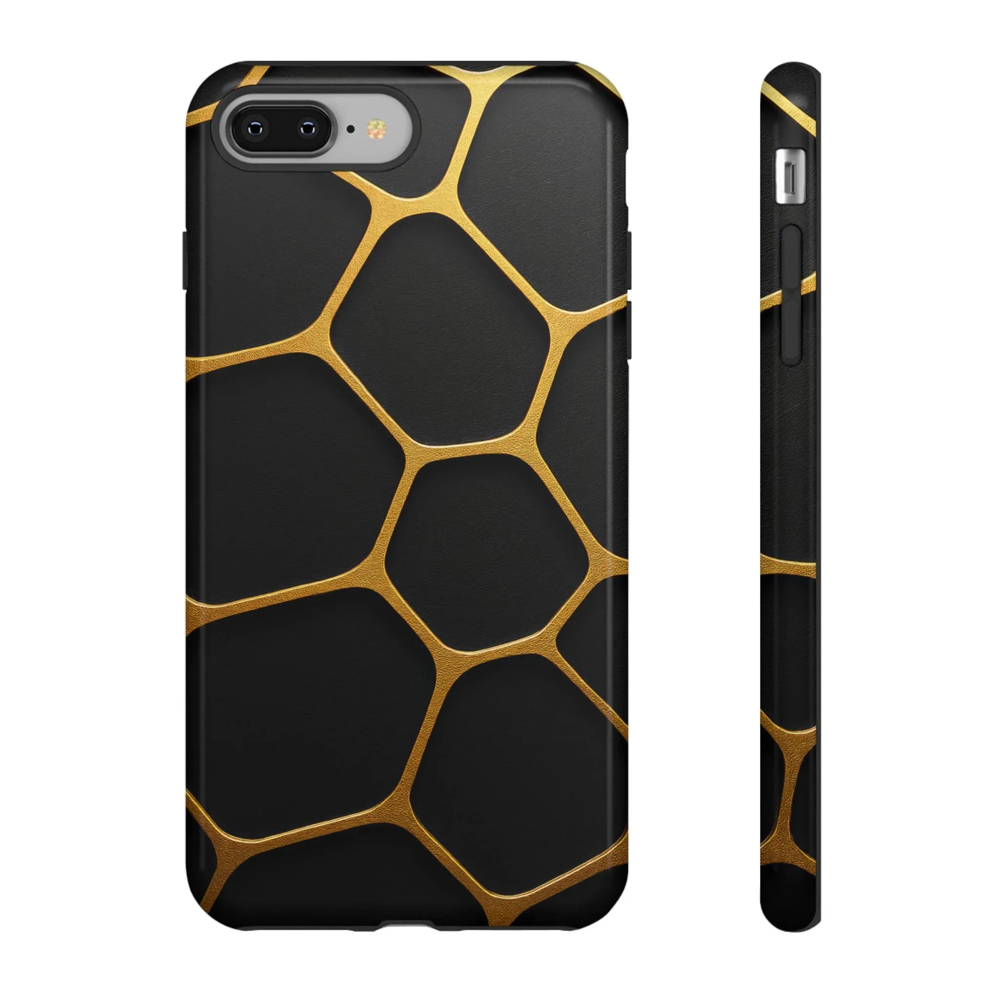 Golden Cellscape Phone Case for iPhone 8-17 and Galaxy S20-S25 - KARARMDESIGN