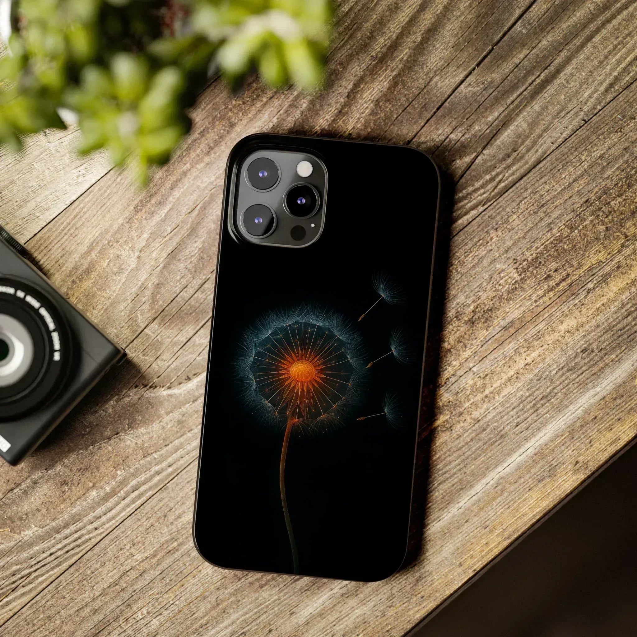 Glowing Dandelion Phone Case for iPhone 11-16 - KARARMDESIGN