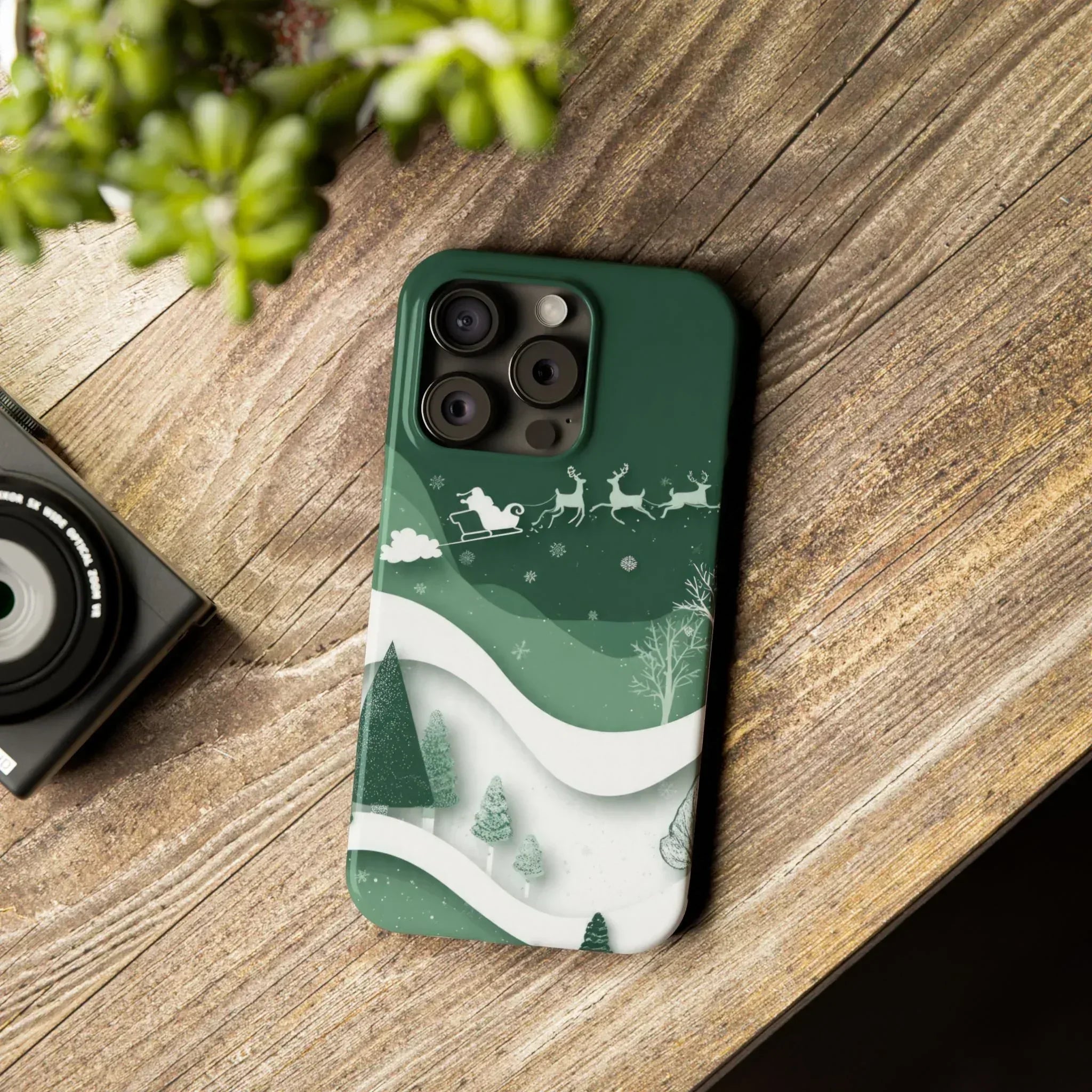Evergreen Forest Phone Case for iPhone 11–17 - KARARMDESIGN
