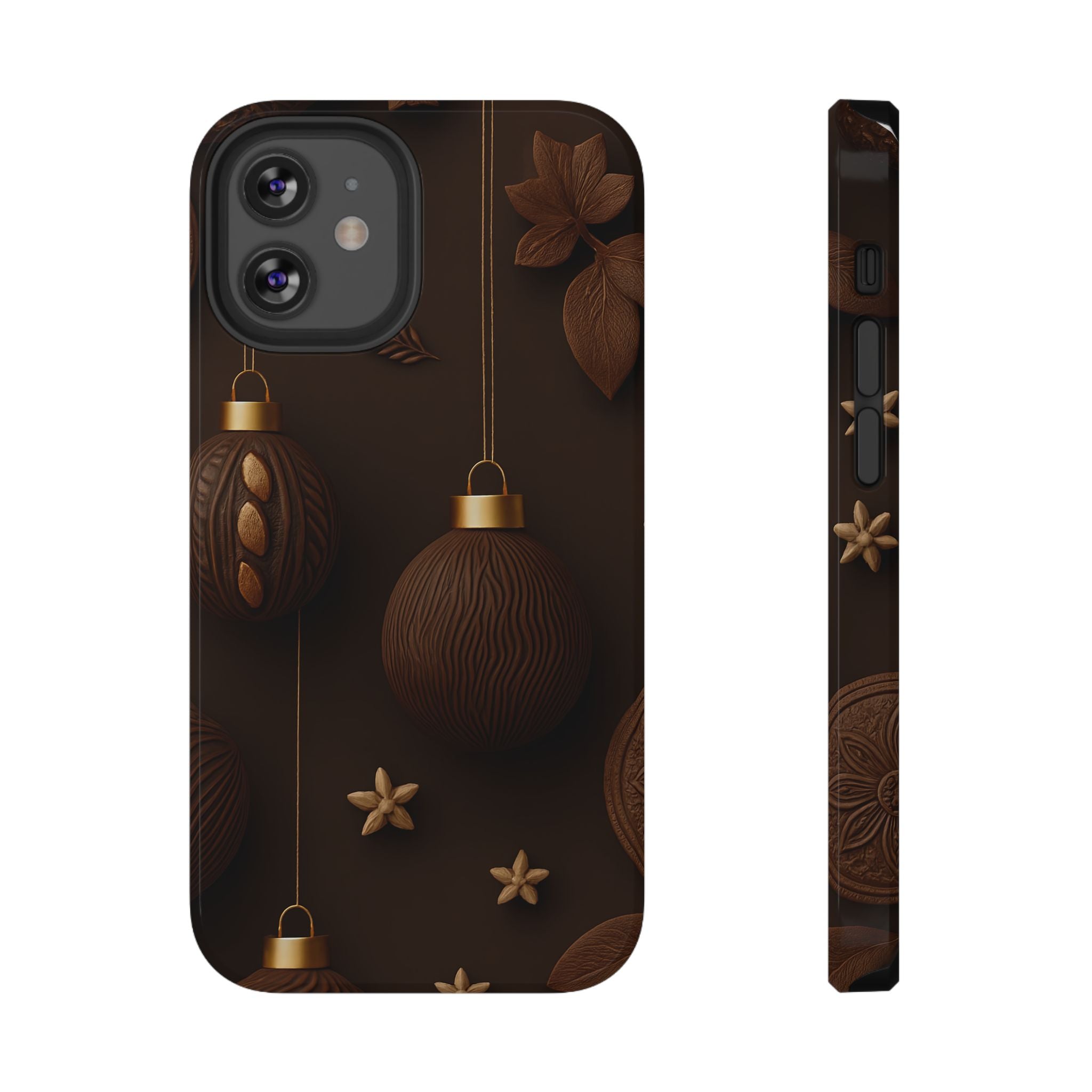 Chocolate Ornaments Phone Case for iPhone 11-17 and Galaxy S22-S26