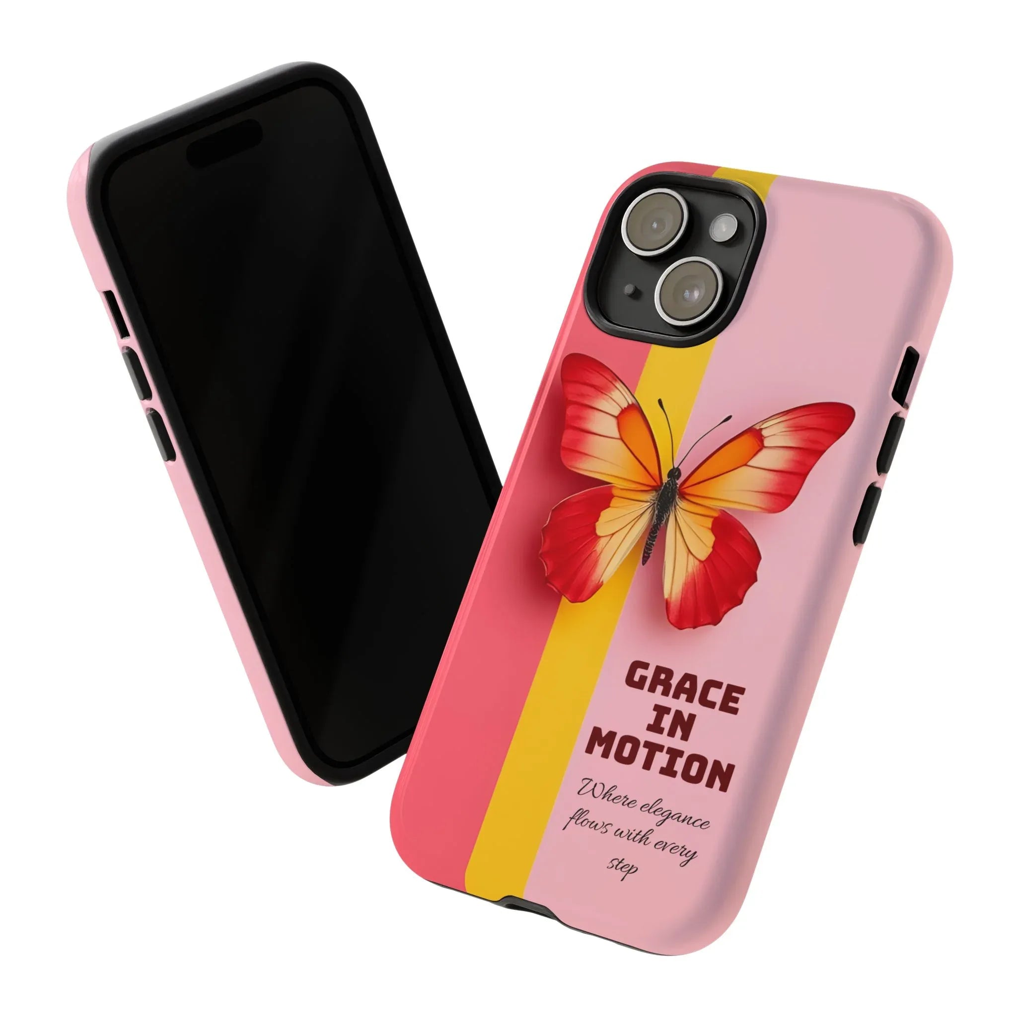Grace in Motion – Elegant Phone Case for iPhone, Galaxy & Pixel - KARARMDESIGN