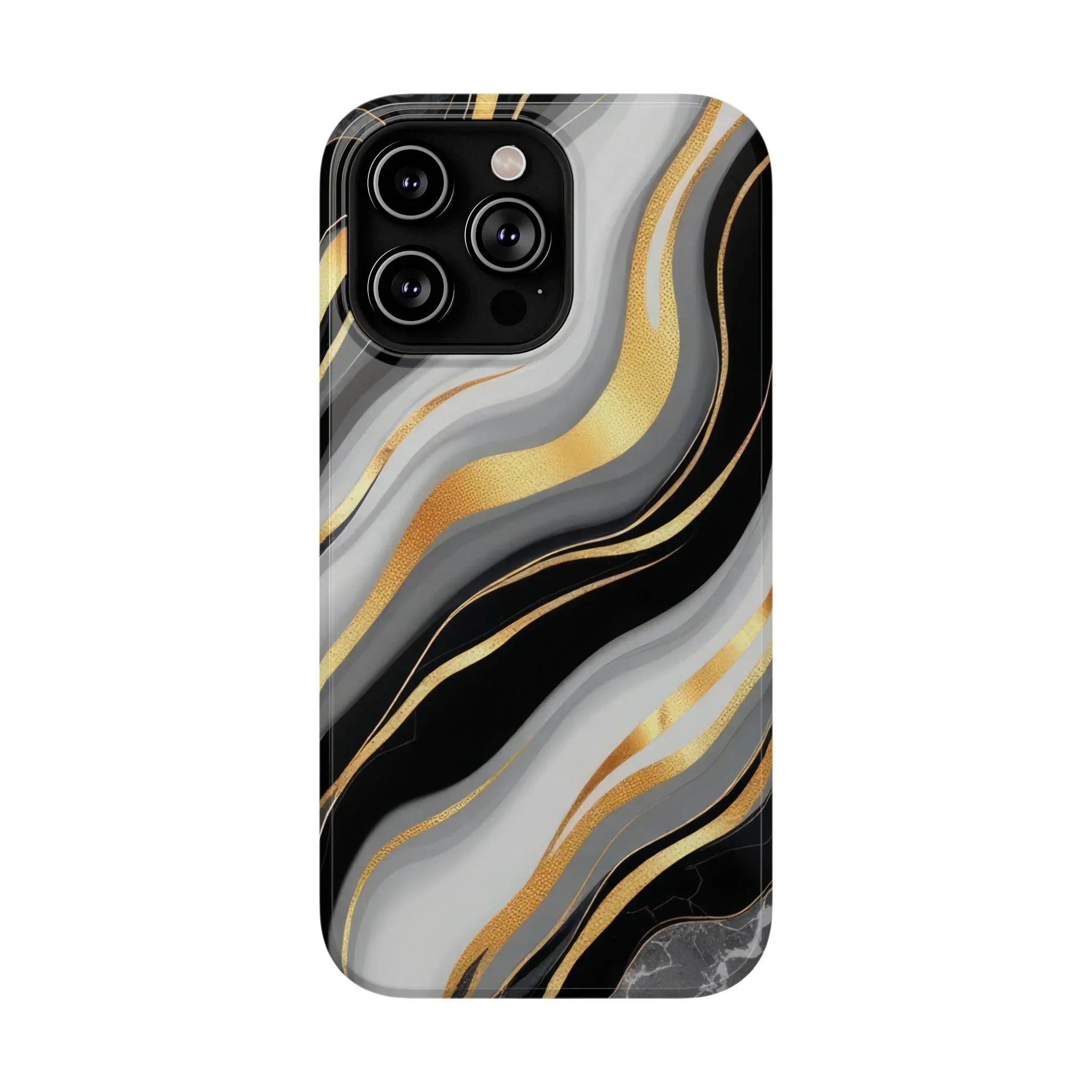 Modern Marble Flow Phone Case for iPhone 11-17 - KARARMDESIGN