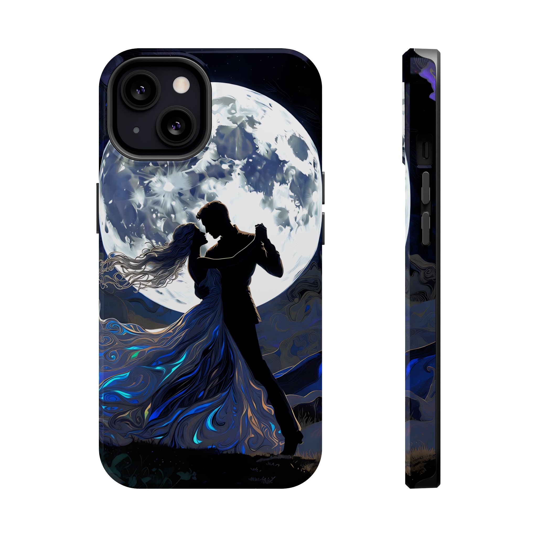 Romantic Moonlight Dance Magnetic Phone Case – iPhone 15–17 & Samsung Galaxy S26
