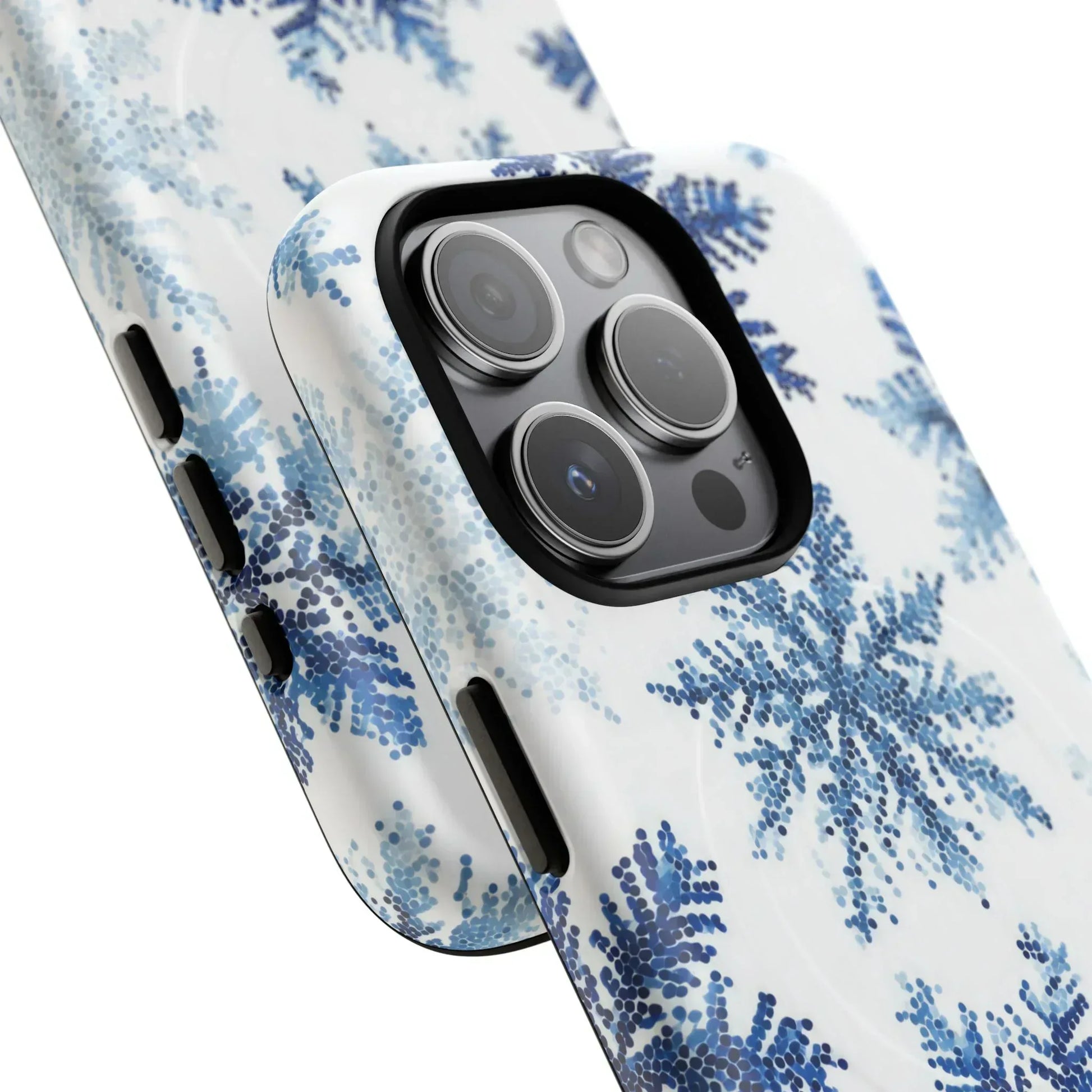 Snowflake Elegance Phone Case for iPhone 13-17 - KARARMDESIGN