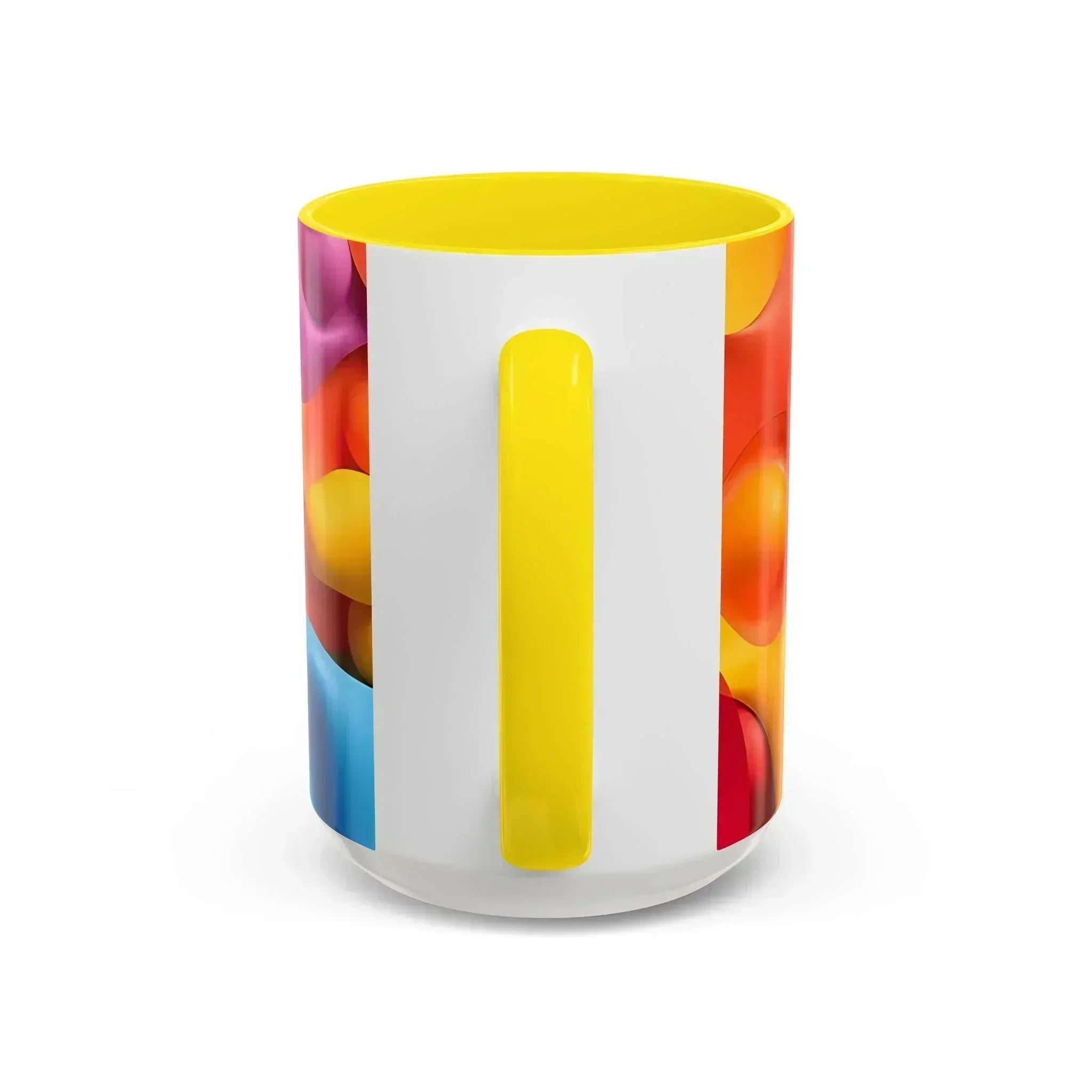 Bold Geometric Accent Coffee Ceramic Mug - KARARMDESIGN