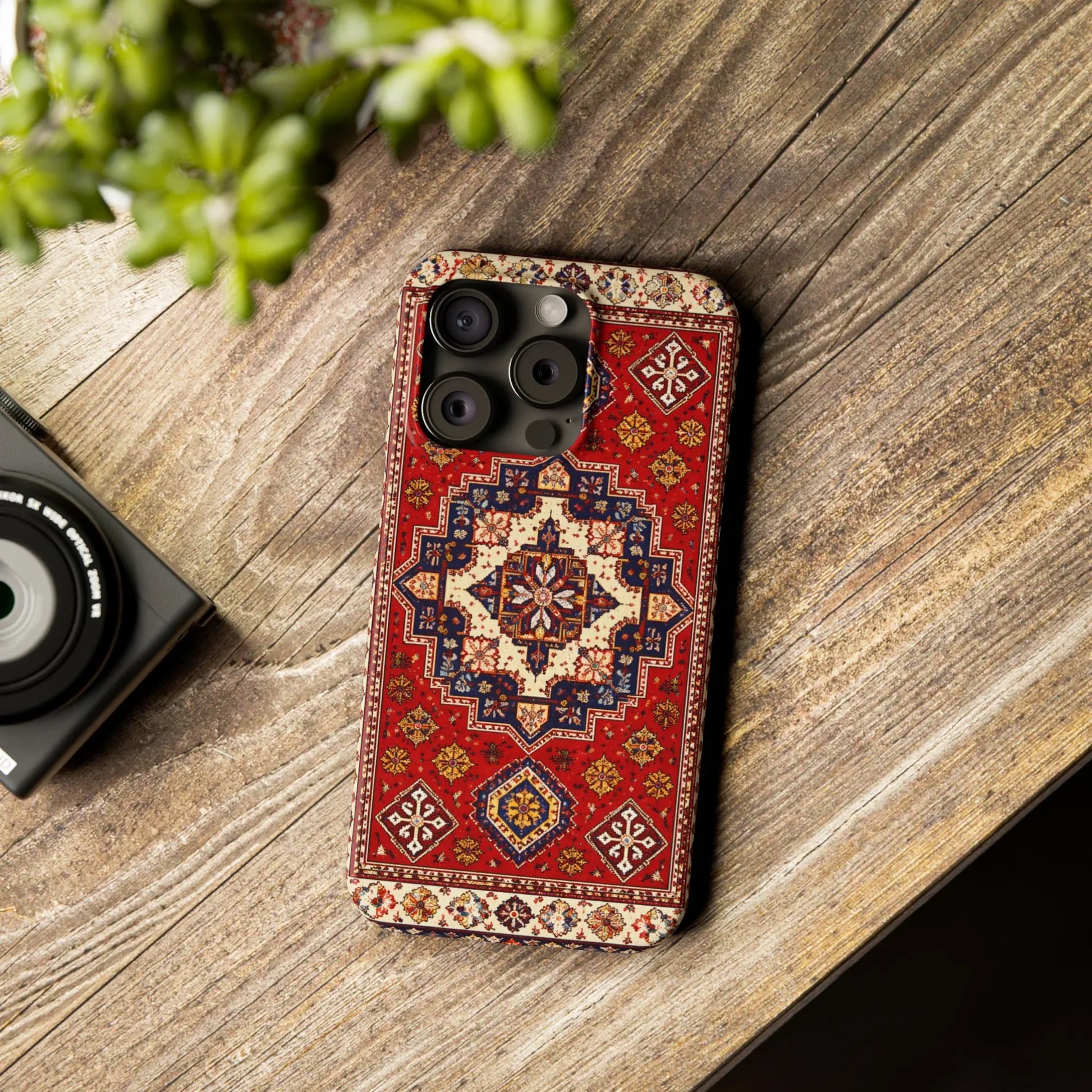 Armenian Carpet Pattern Phone Case for iPhone 11-16 - KARARMDESIGN