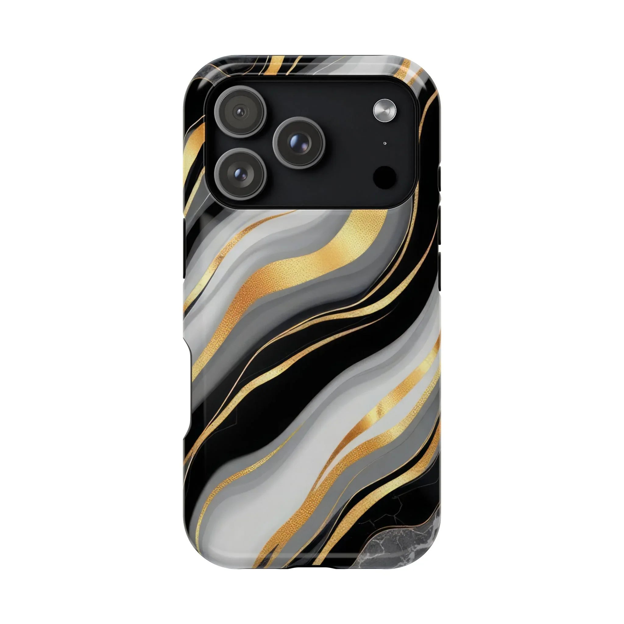 Modern Marble Flow Phone Case for iPhone 11-17 - KARARMDESIGN