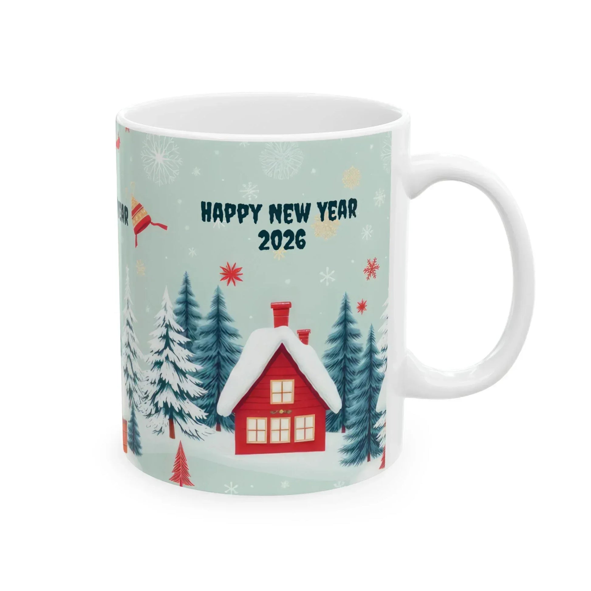 New Year Vibes Ceramic Mug, (11oz, 15oz) - KARARMDESIGN