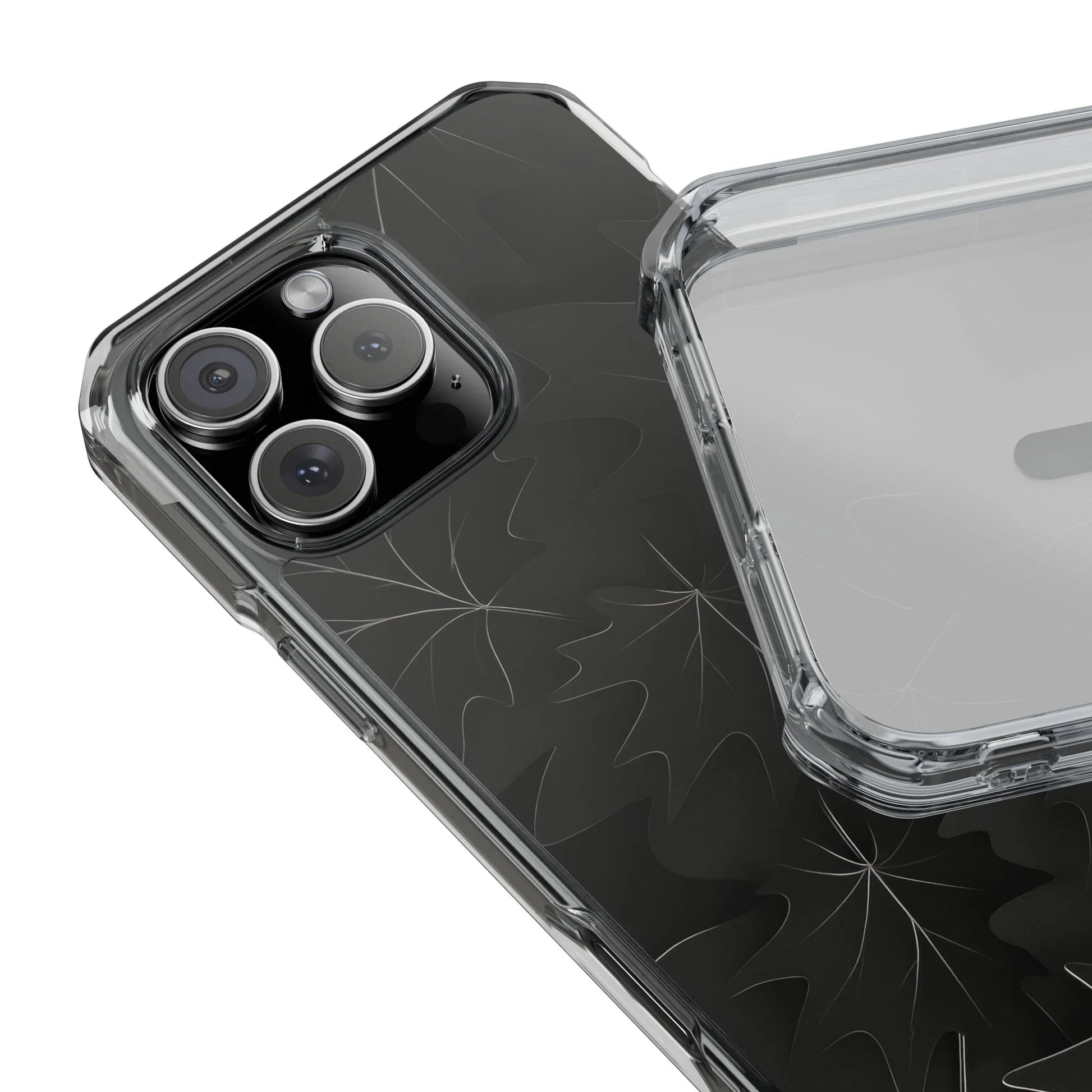Botanical Noir Phone Case for iPhone 14-16 Models - KarArmDesign