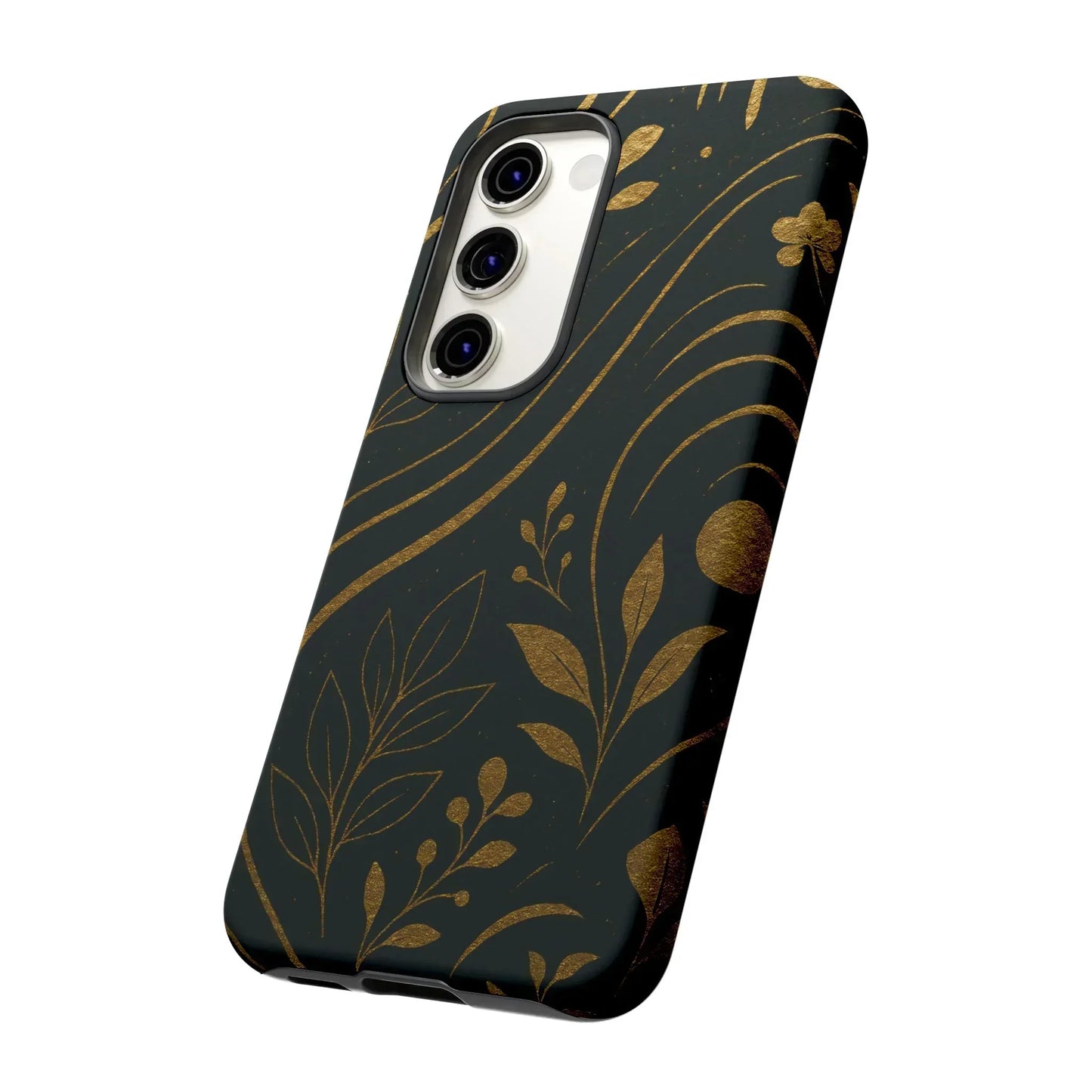 Foil Frenzy Abstract Gold Pattern Phone Case for Samsung Galaxy and Google Pixel - KarArmDesign