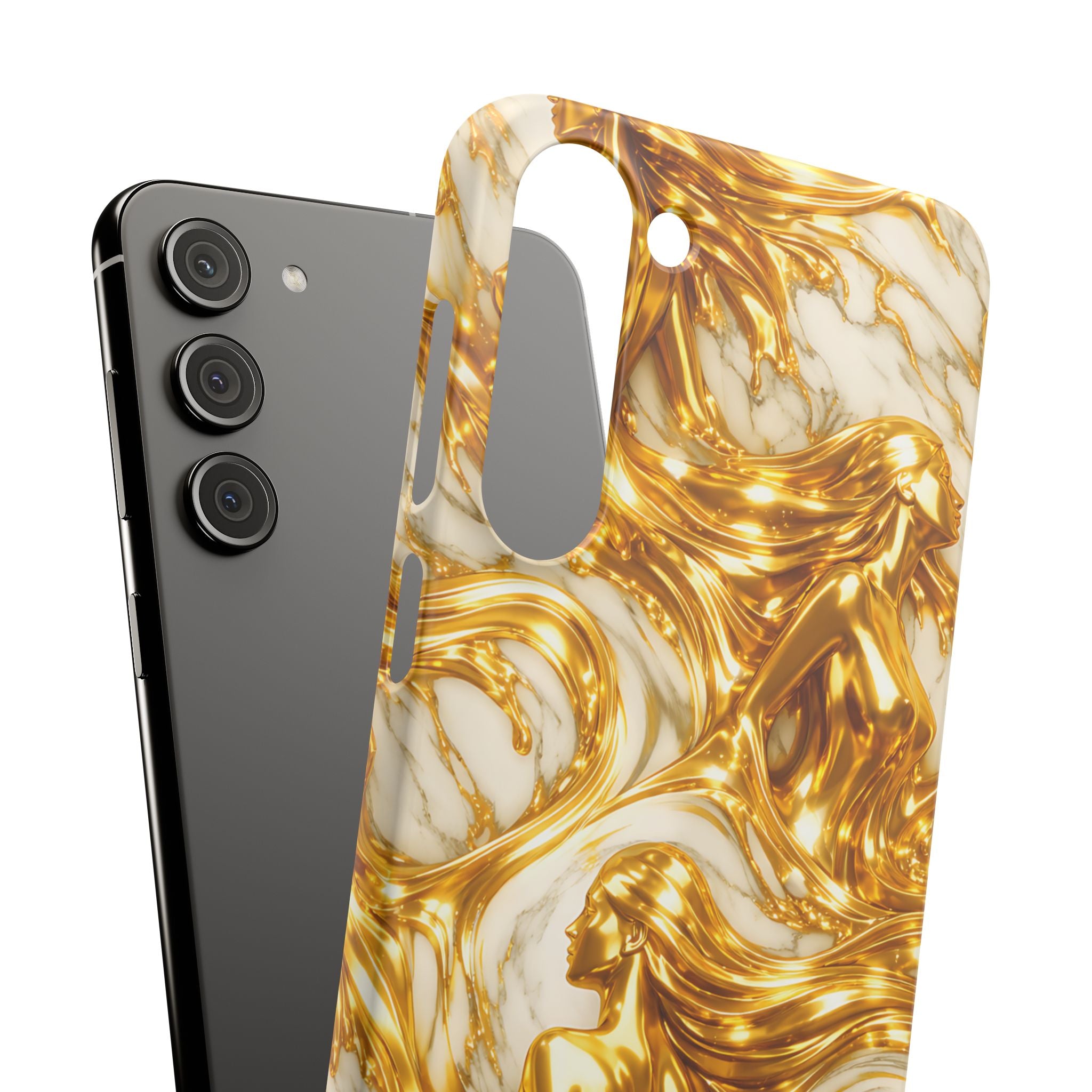 Divine Gold Woman Snap Phone Case for iPhone & Galaxy