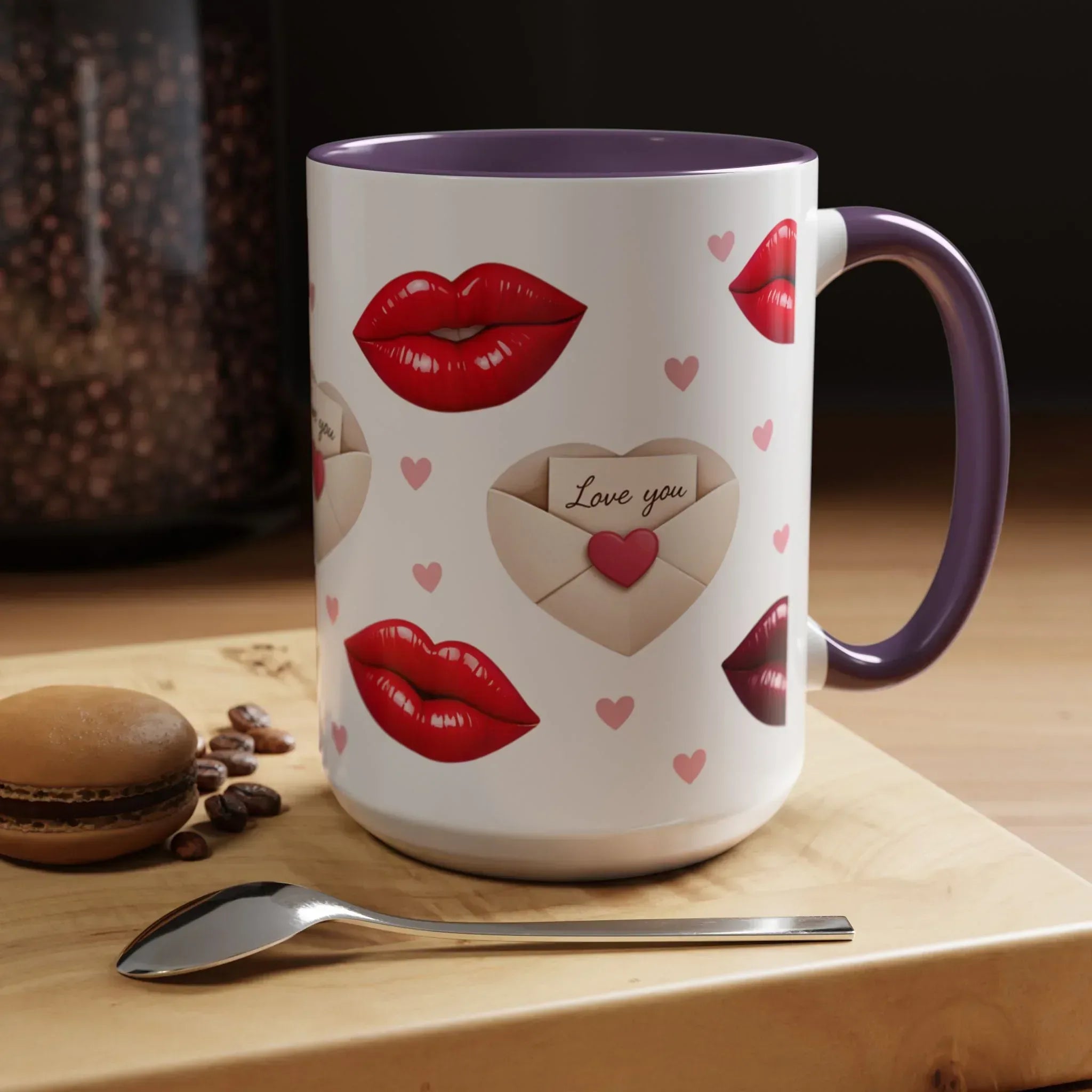 Velvet Kiss Accent Coffee Mug (11, 15oz) - KARARMDESIGN
