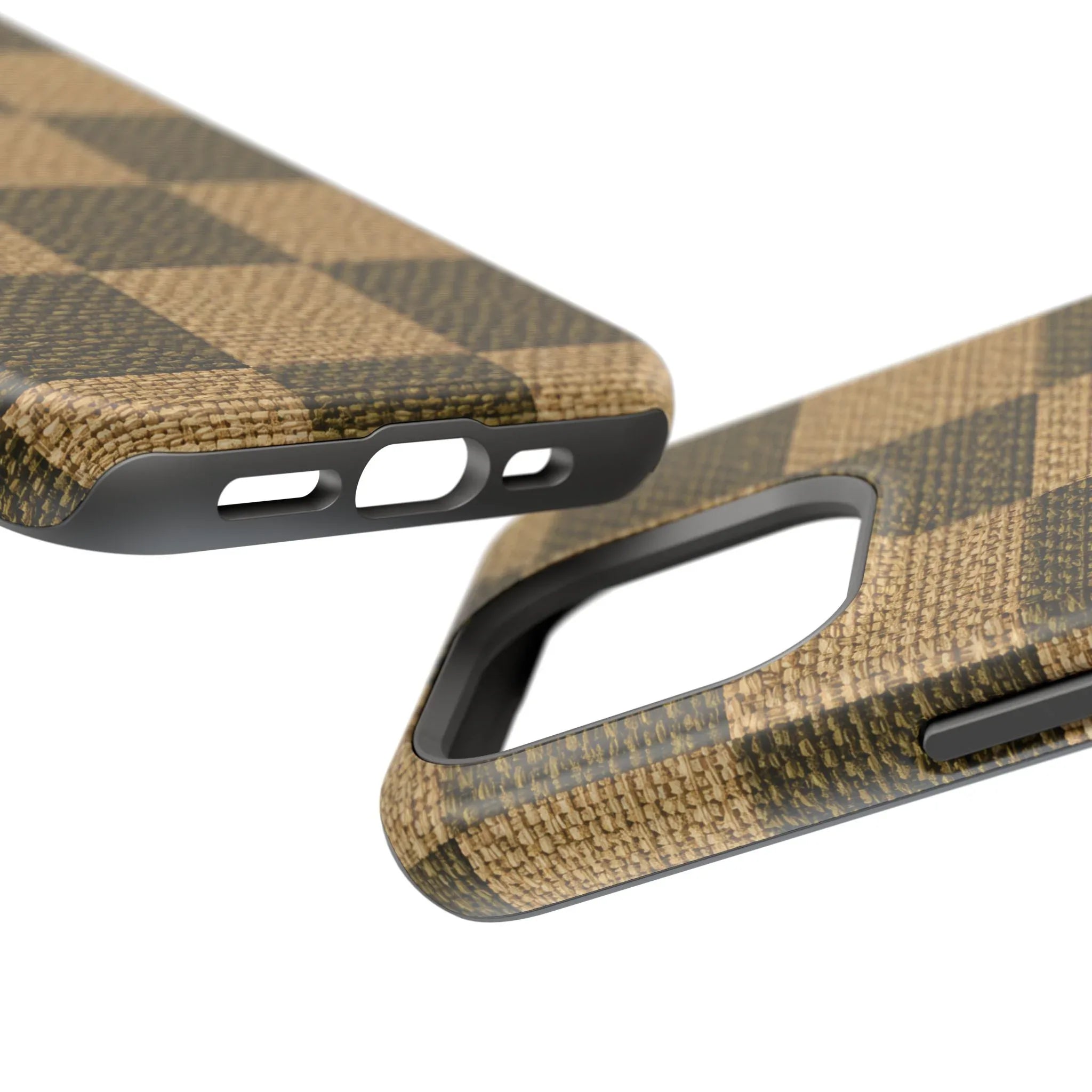 Rustic Woven Phone Case for iPhone 11-17 and Galaxy S21-S22 - KARARMDESIGN