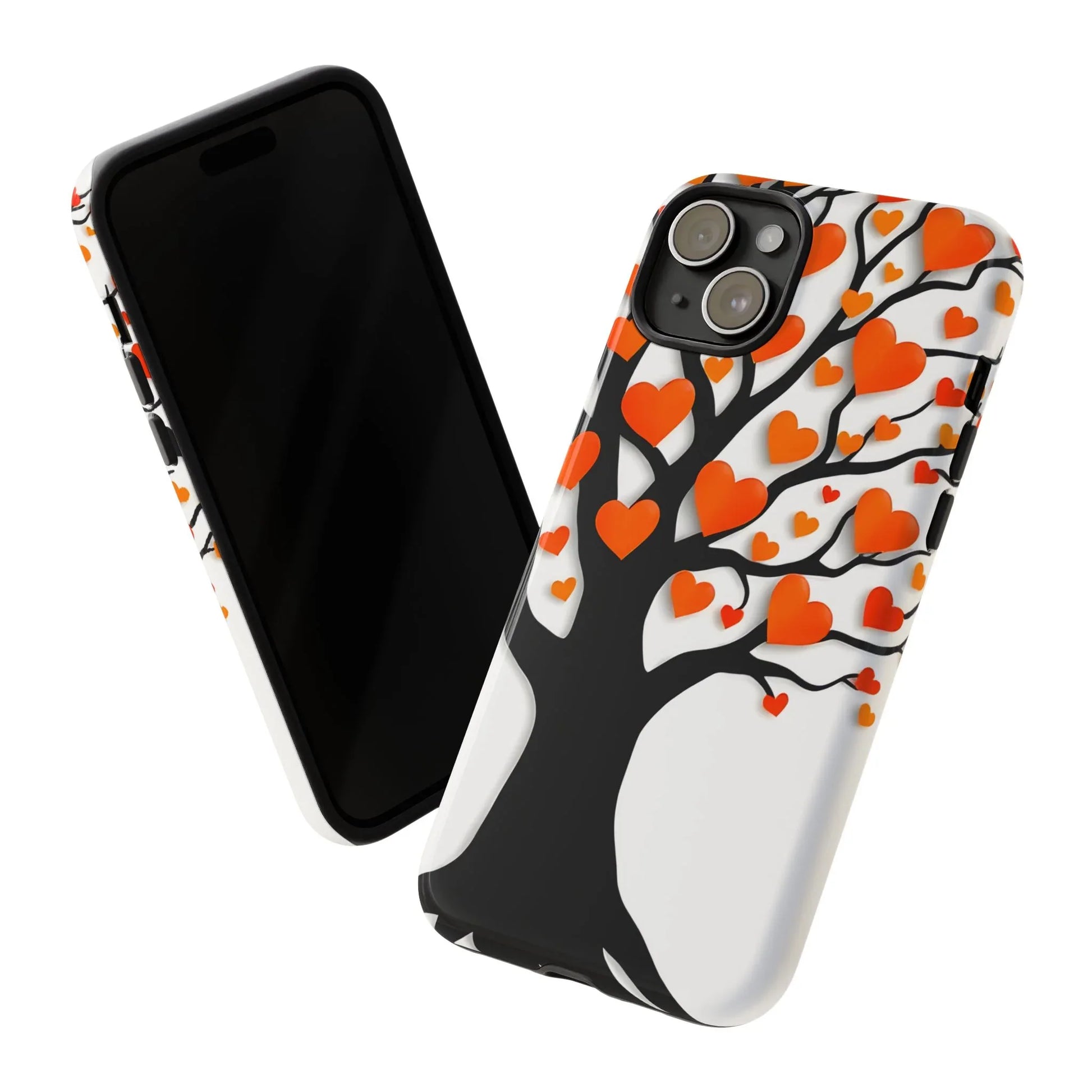 Heart Design Phone Case for iPhone 11–17 and Galaxy S20–S25 - KARARMDESIGN