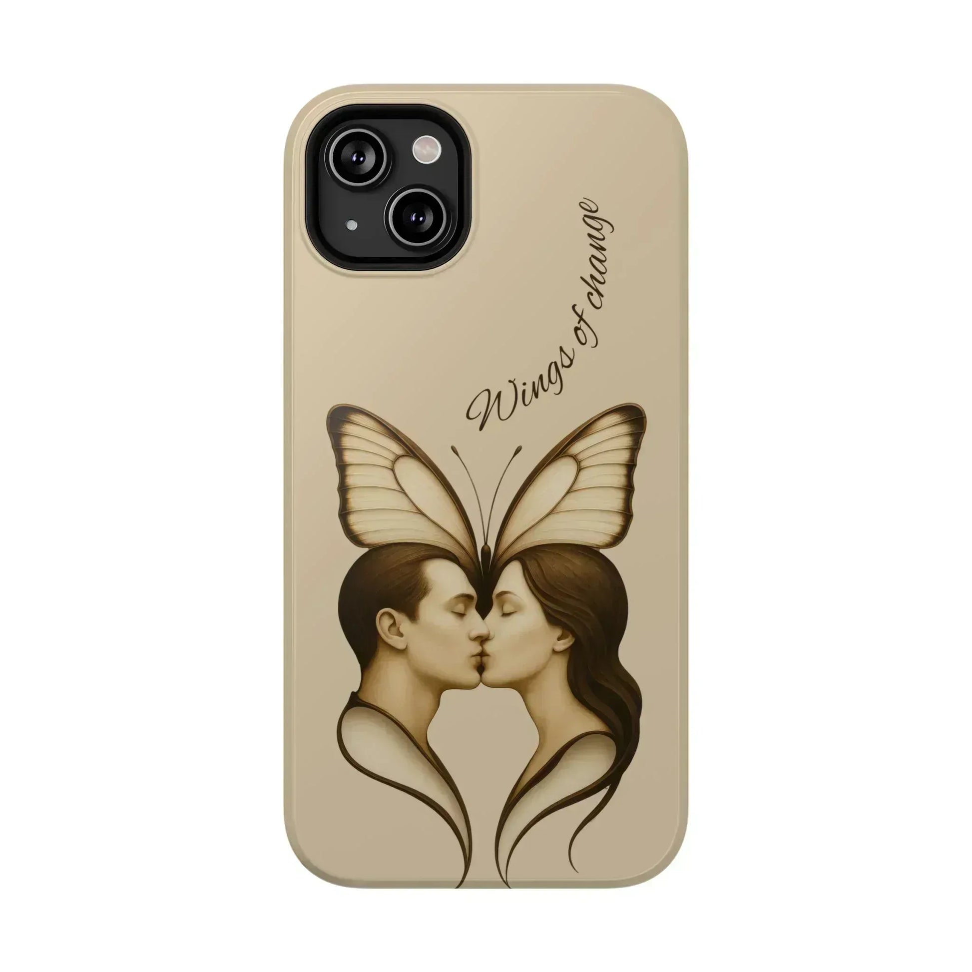 Romantic Butterfly Couple Phone Case for iPhone 12-16 and Galaxy S21-S22 - KARARMDESIGN