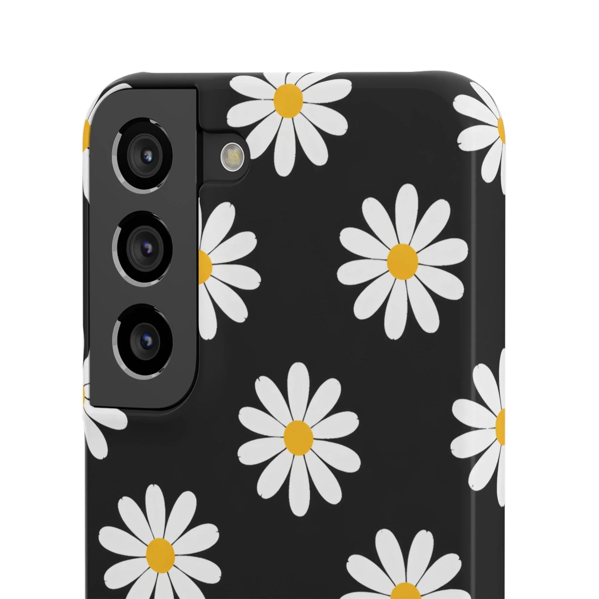 Daisy Charm Phone Case for iPhone 11-17 and Galaxy S20-S25 - KARARMDESIGN