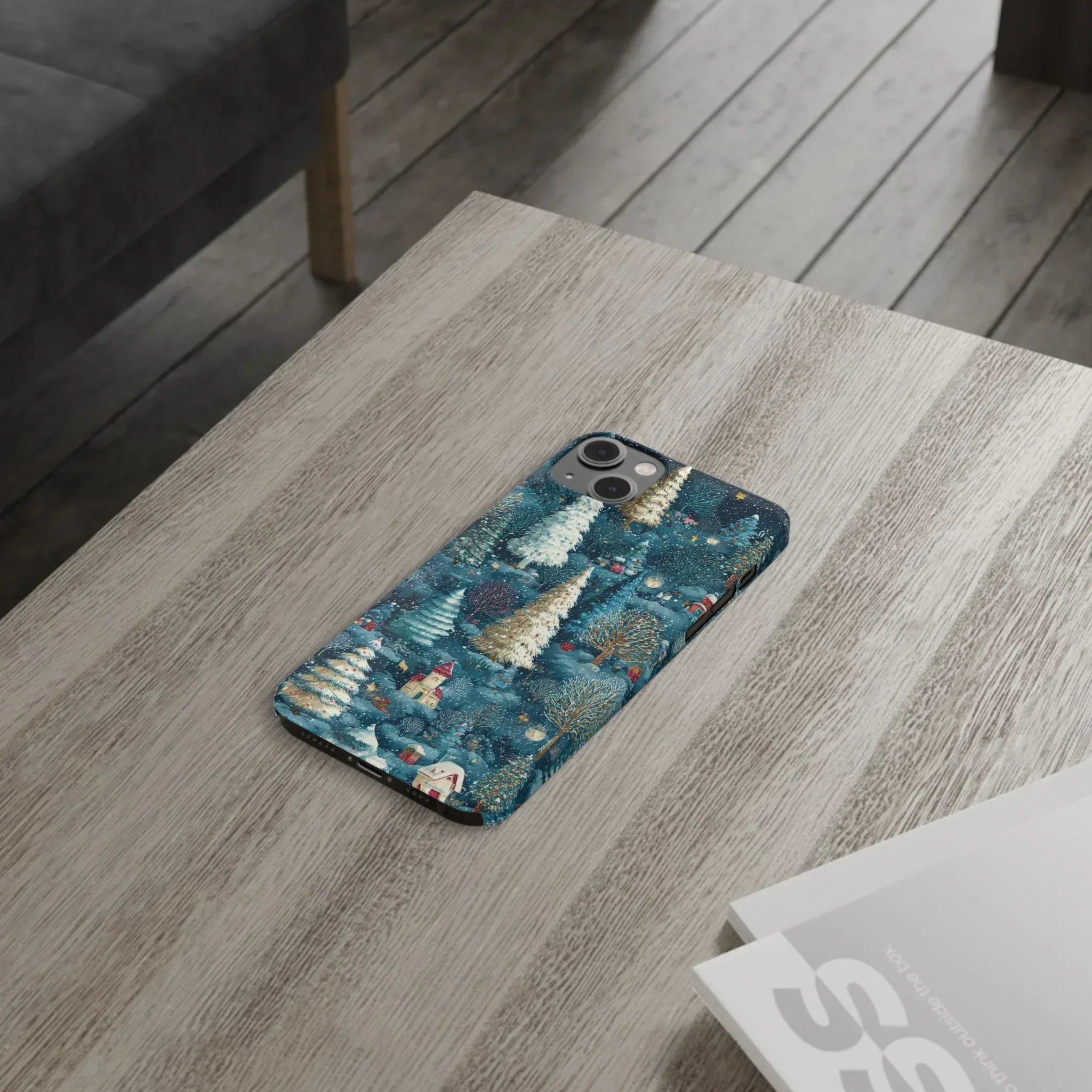 Frosty Forest Phone Case for iPhone 11-17 - KARARMDESIGN