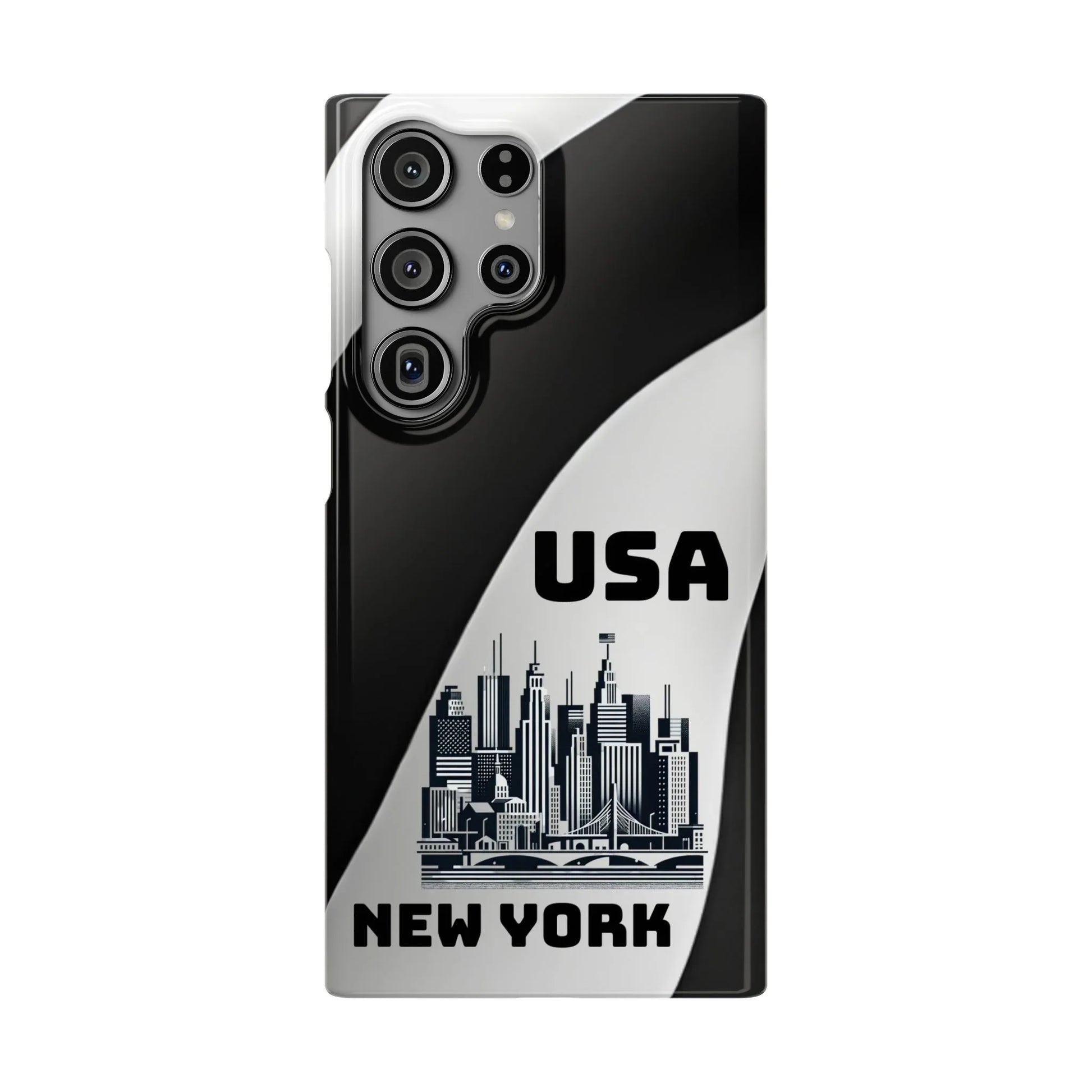 Monochrome New York City Phone Case for iPhone, Galaxy & Pixel - KARARMDESIGN