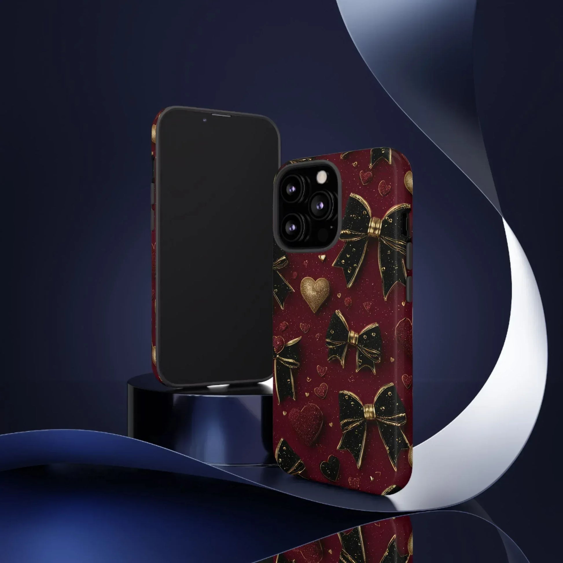 Velvet Valentine Charm Phone Case for iPhone 11-17 and Galaxy S10-S25 - KARARMDESIGN