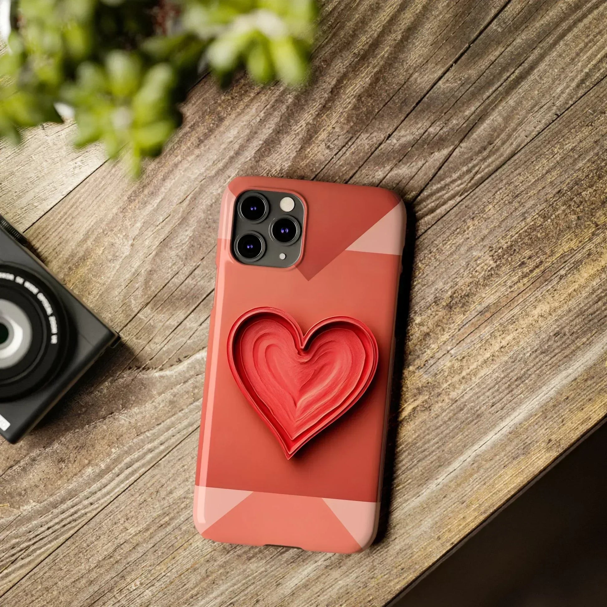 Heart Design Phone Case for iPhone 11-17 - KARARMDESIGN