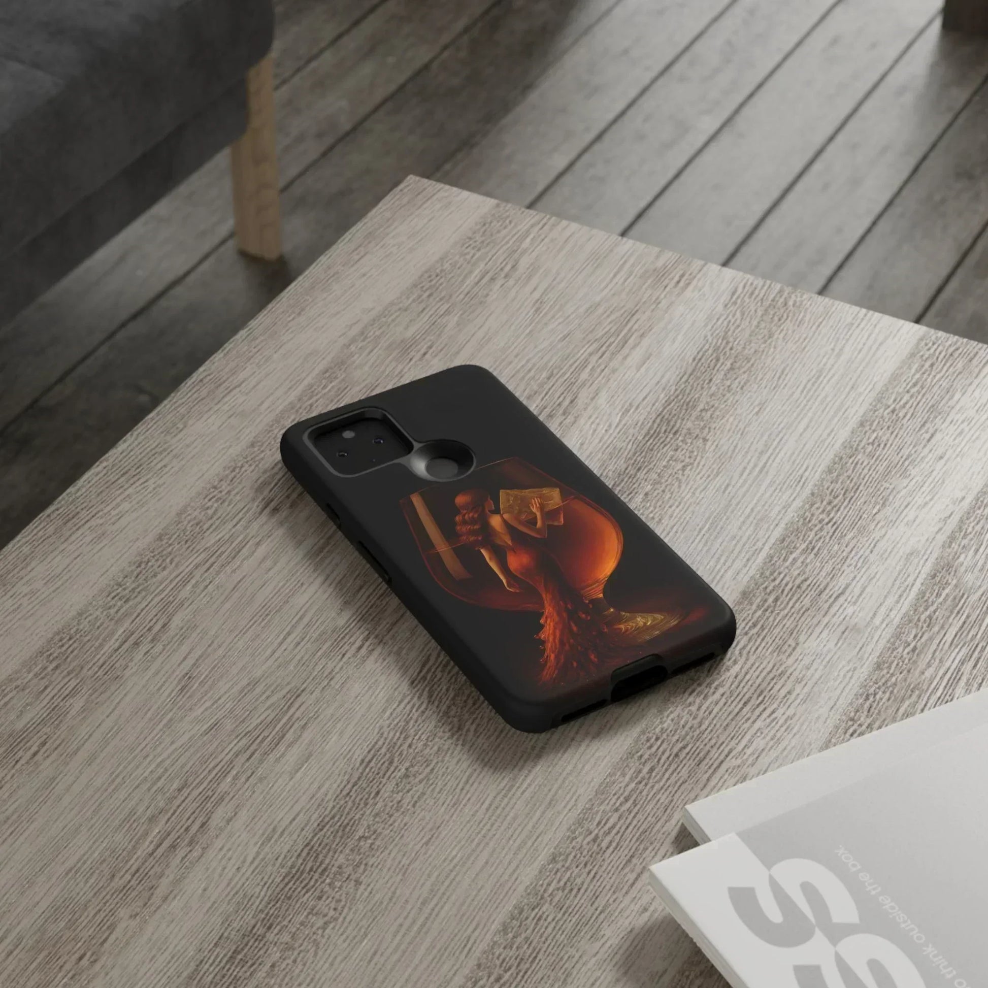 Elegant Midnight Lady Phone Case for iPhone 8-16 and Google Pixel up to 9 Models - KarArmDesign