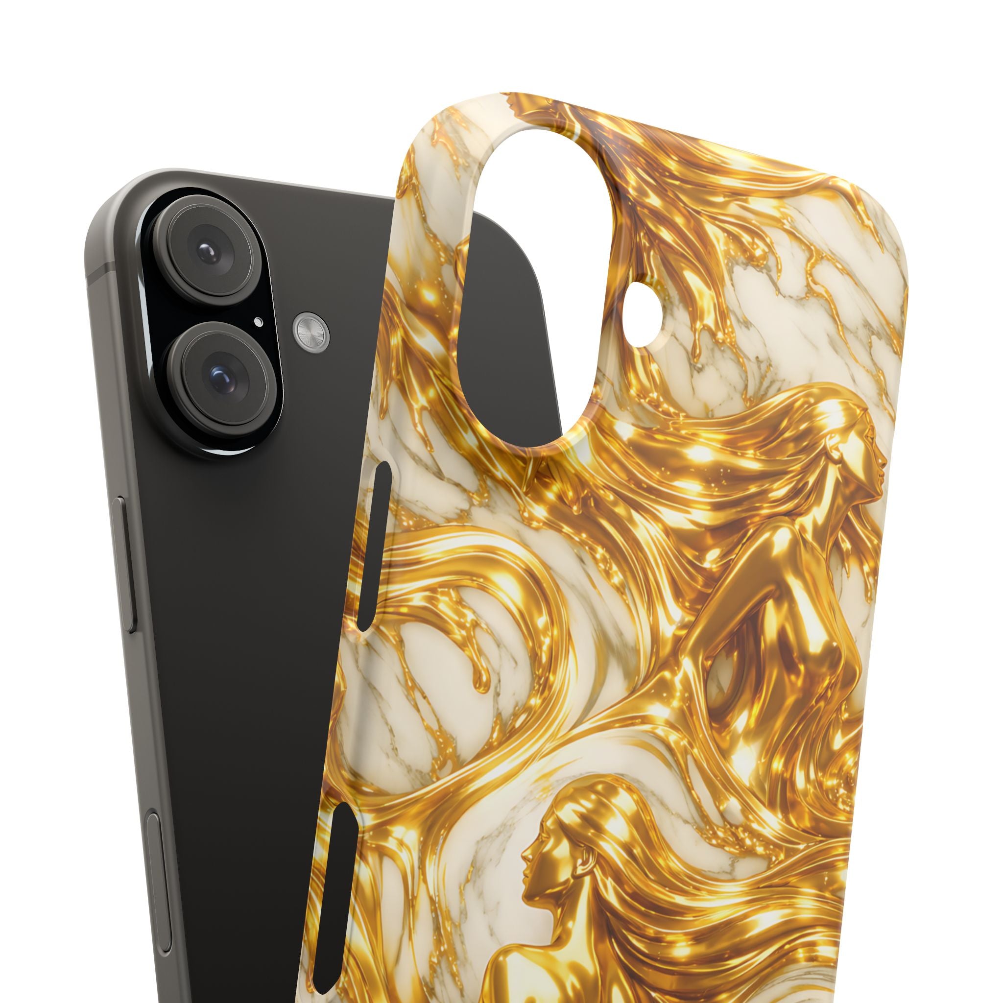 Divine Gold Woman Snap Phone Case for iPhone & Galaxy