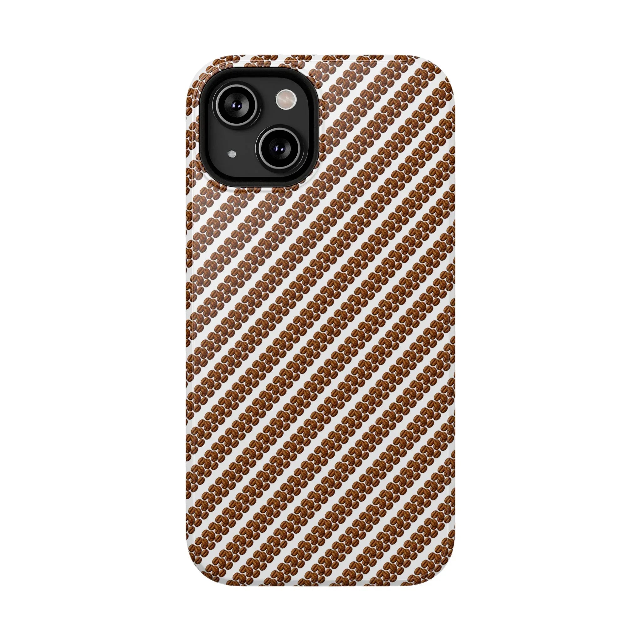 Stylish Coffee Pattern Phone Case for iPhone 11–17 and Galaxy S21–S22 - KARARMDESIGN