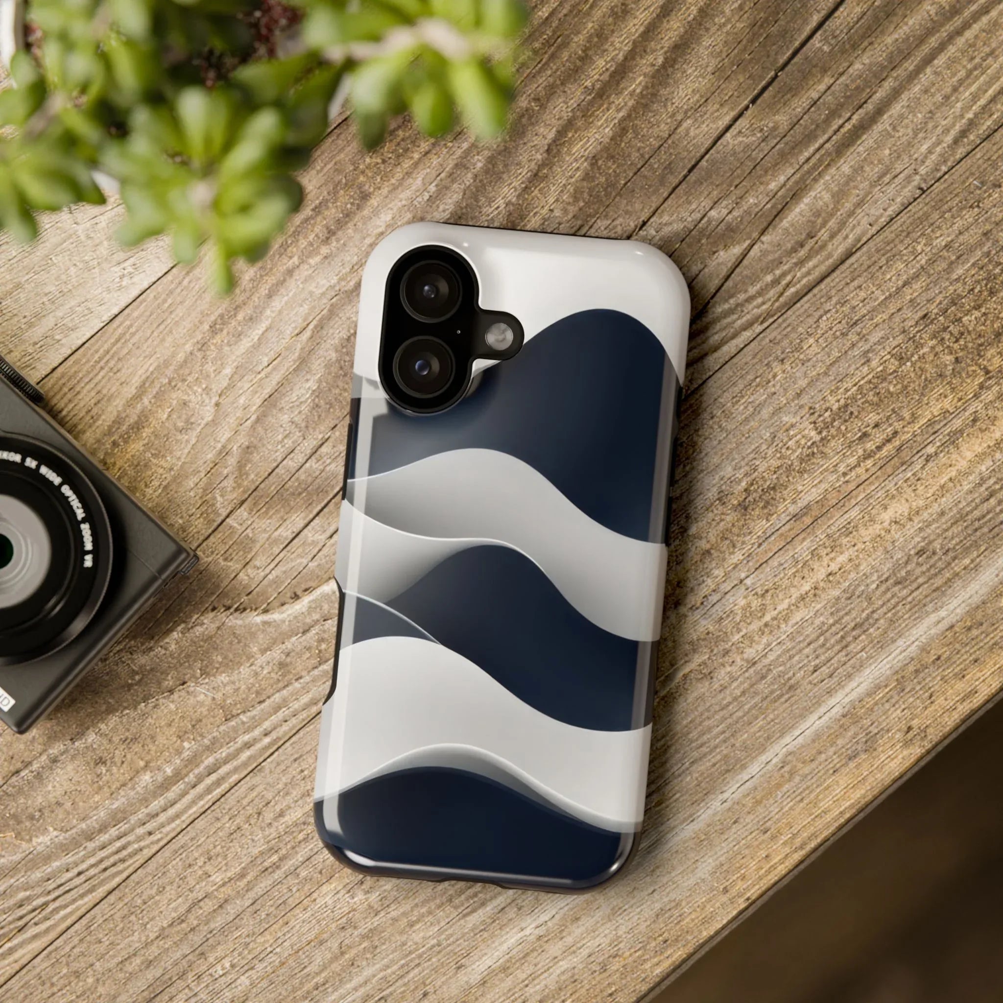 Ocean Flow Phone Case for iPhone 11-17 and Galaxy S21-S22 - KARARMDESIGN