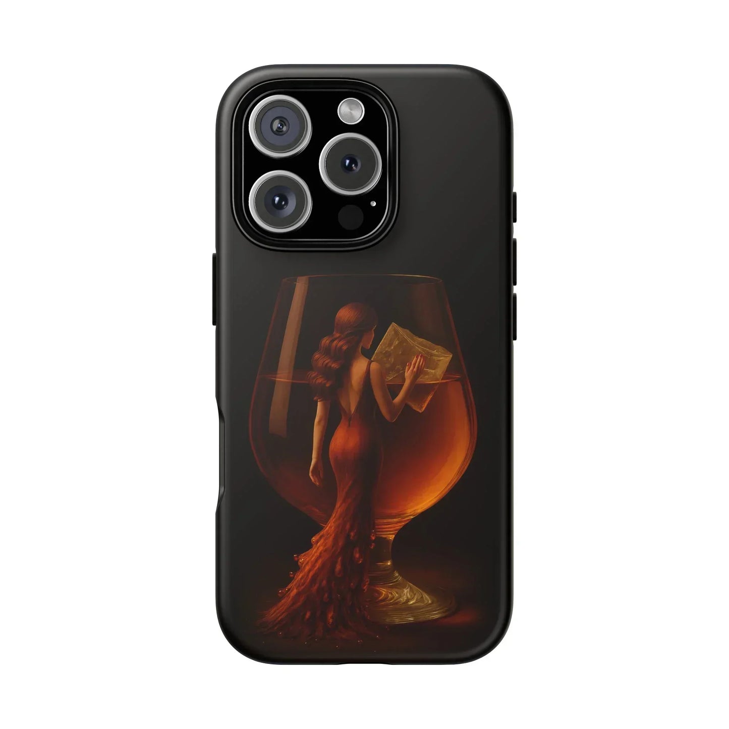 Elegant Midnight Lady Phone Case for iPhone 8-16 and Google Pixel up to 9 Models - KarArmDesign