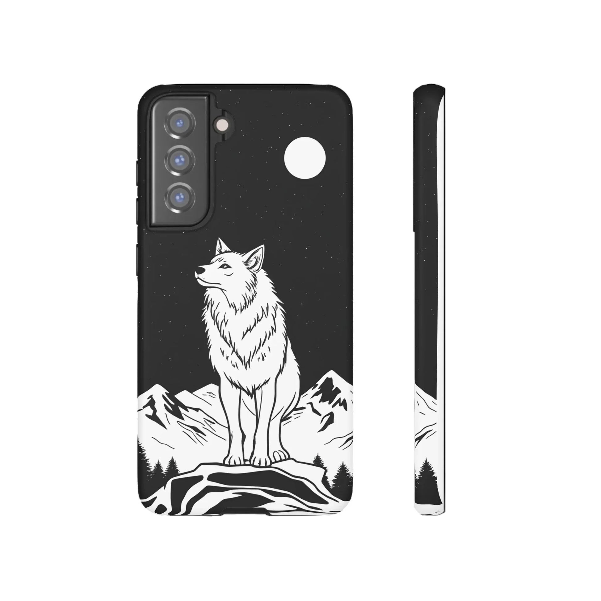 Majestic Wolf Phone Case for iPhone and Galaxy - KARARMDESIGN