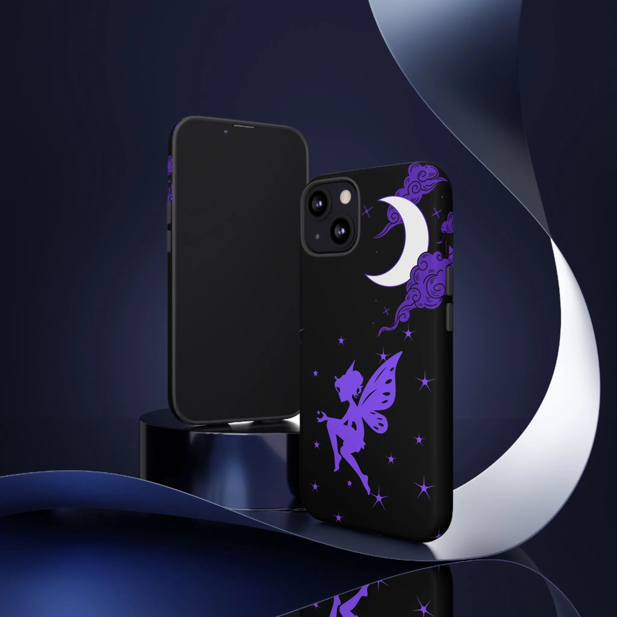 Moonlit Fairy Phone Case for iPhone 8-16 and Galaxy S10-S23 - KARARMDESIGN