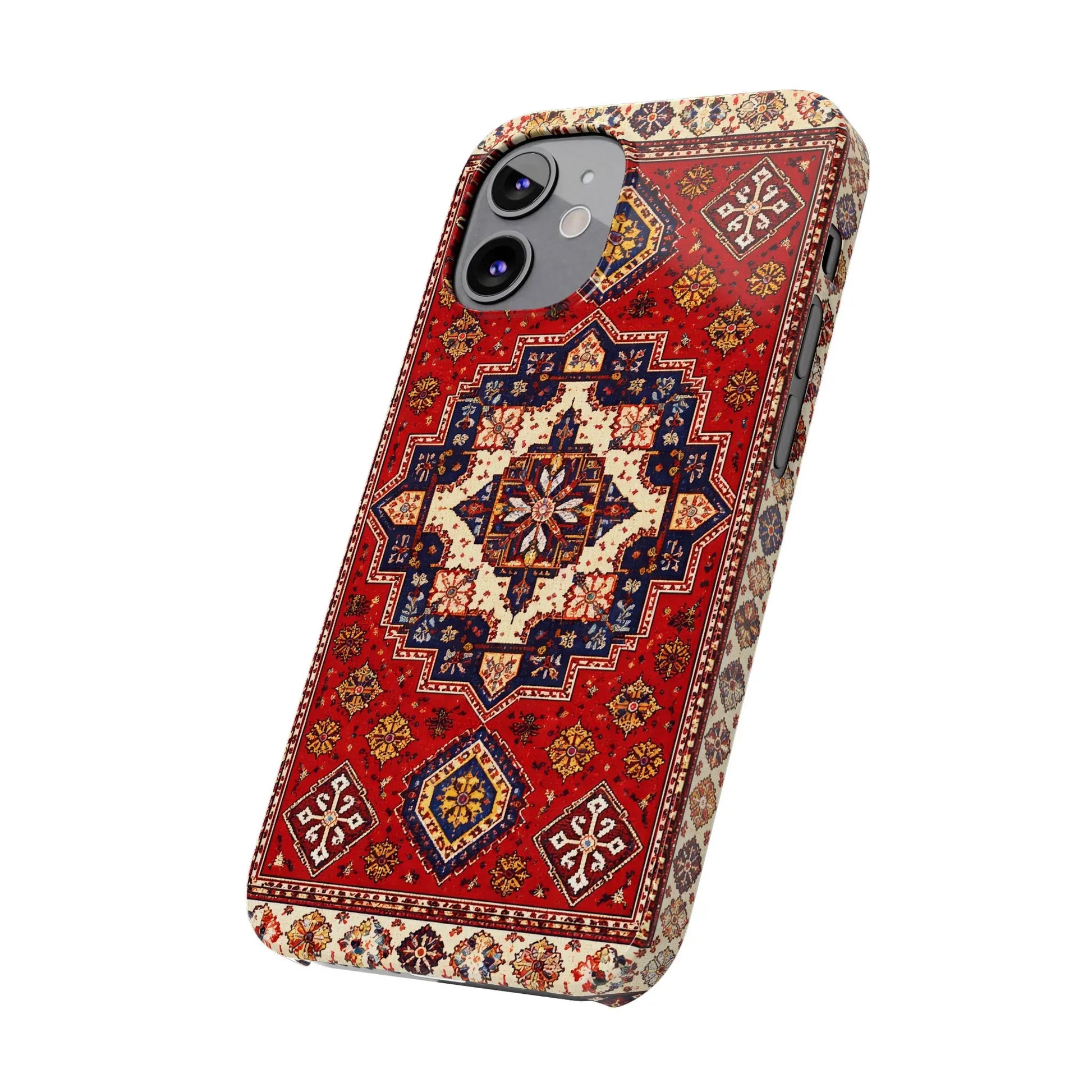 Armenian Carpet Pattern Phone Case for iPhone 11-16 - KARARMDESIGN